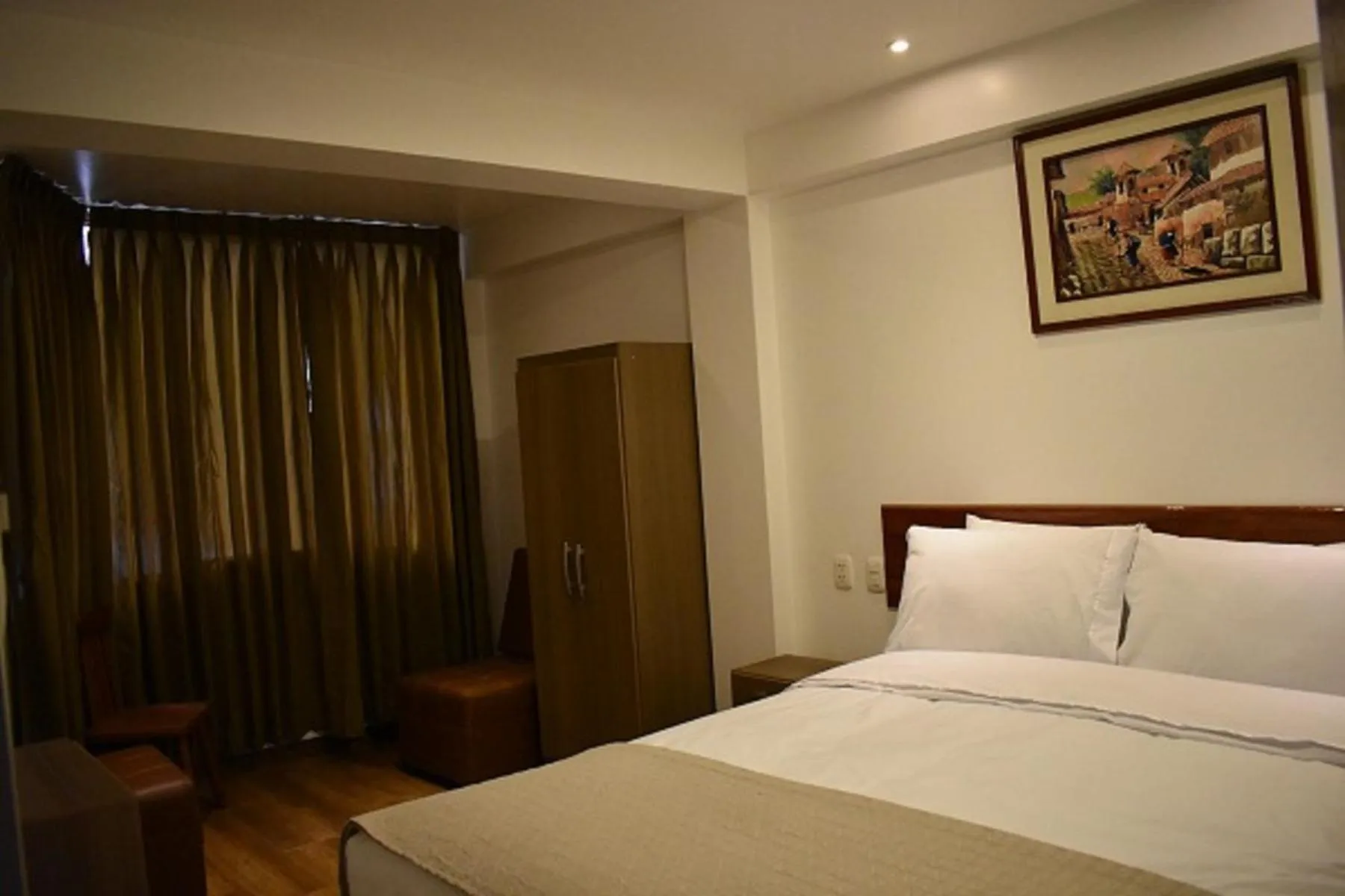 Bed in Casa De Luz Hotel