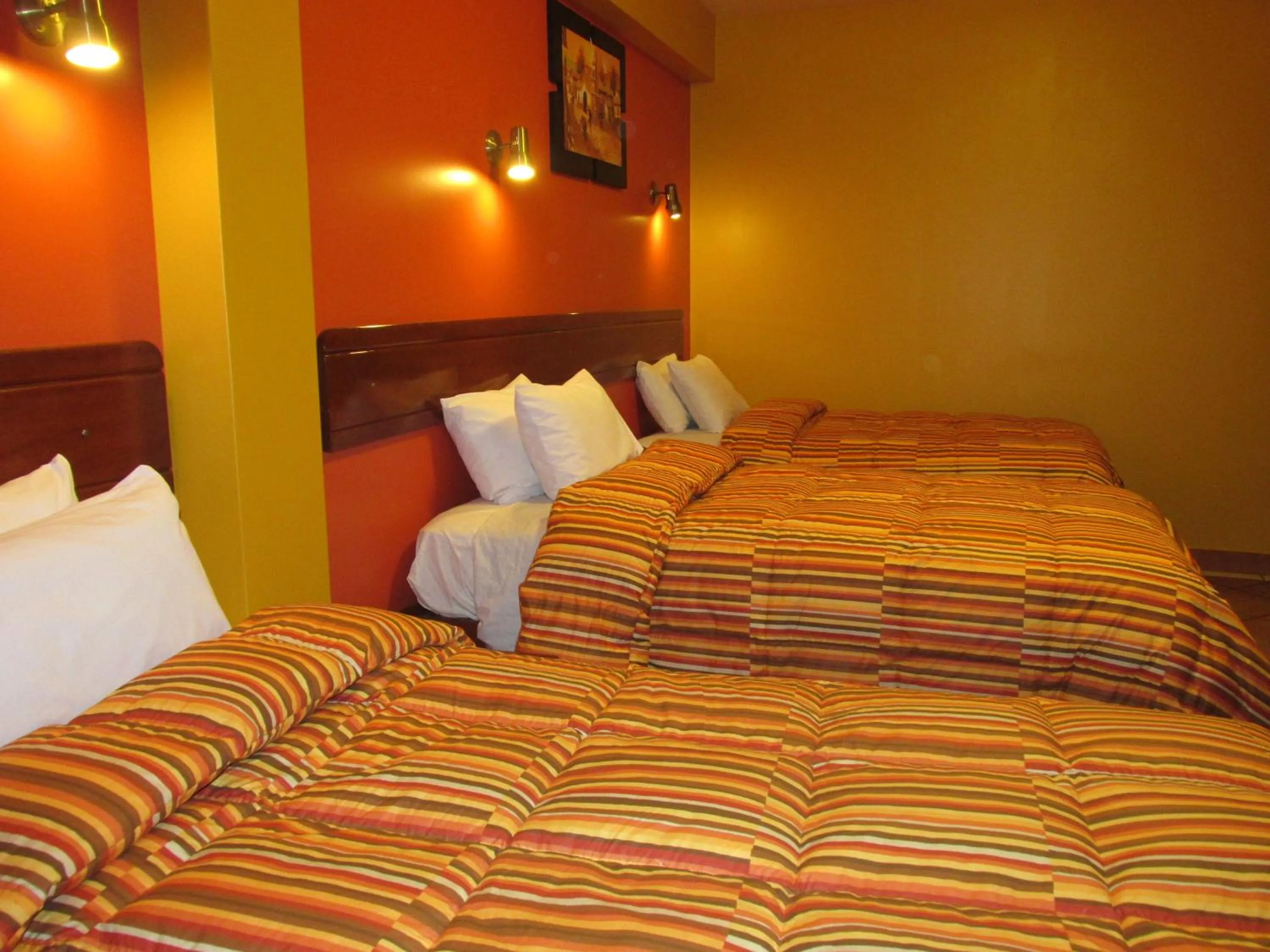 Bed in Casa De Luz Hotel