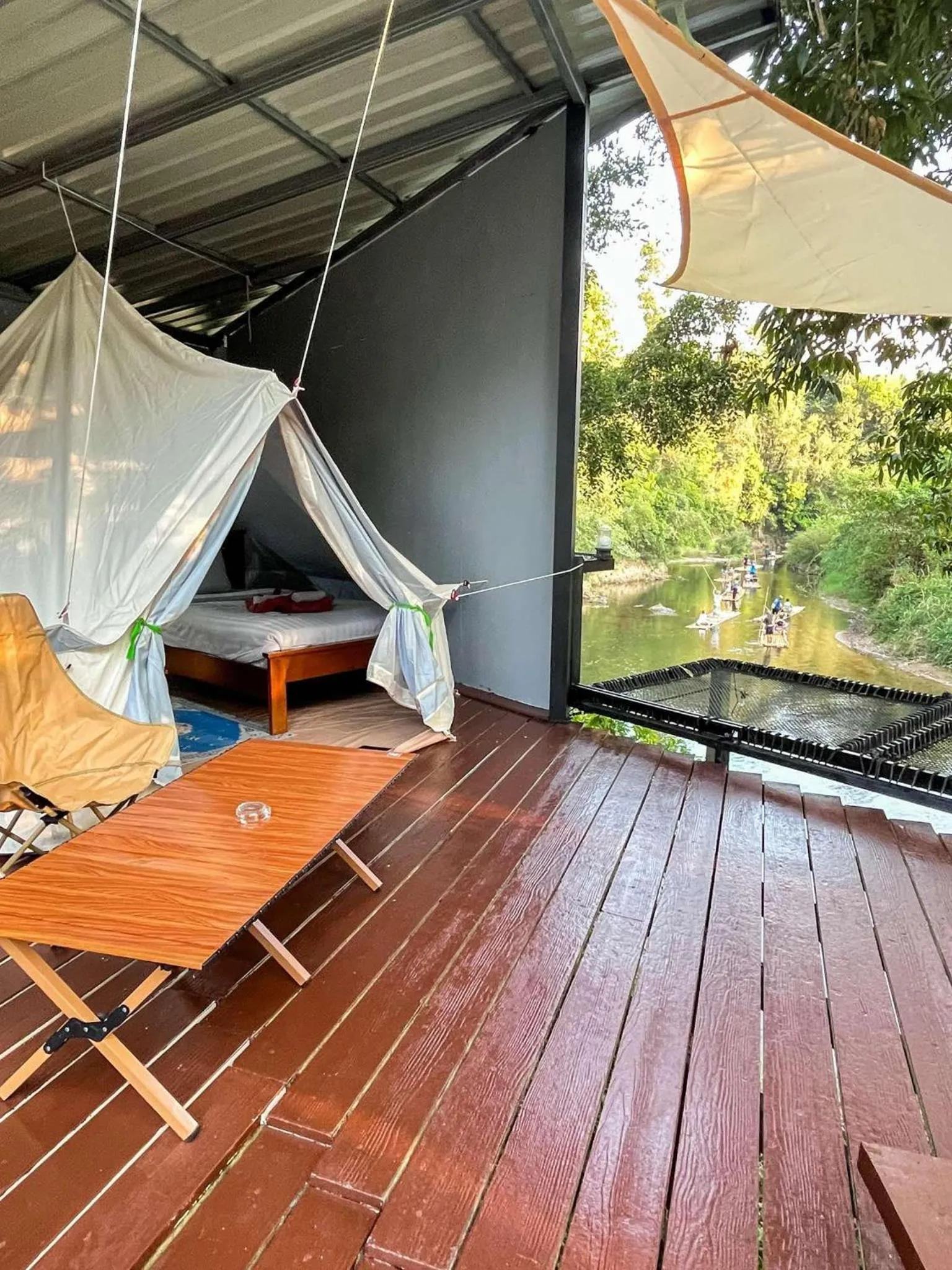 Small Twin Room in Khaosok River Camp