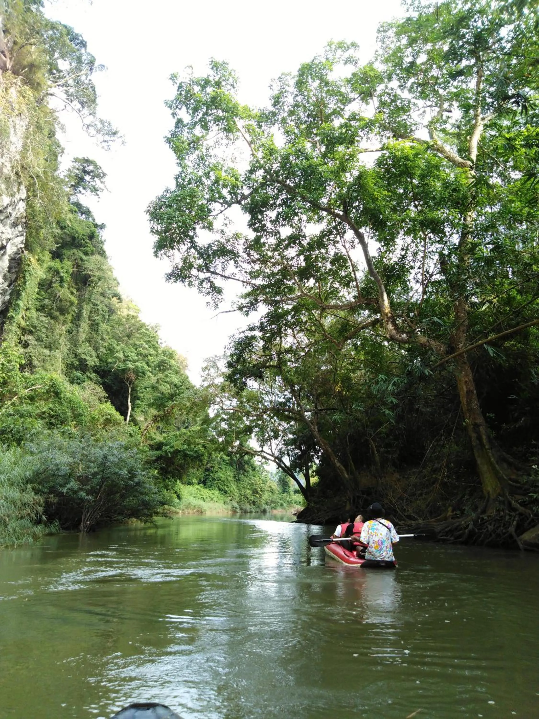 Canoeing in Khaosok River Camp
