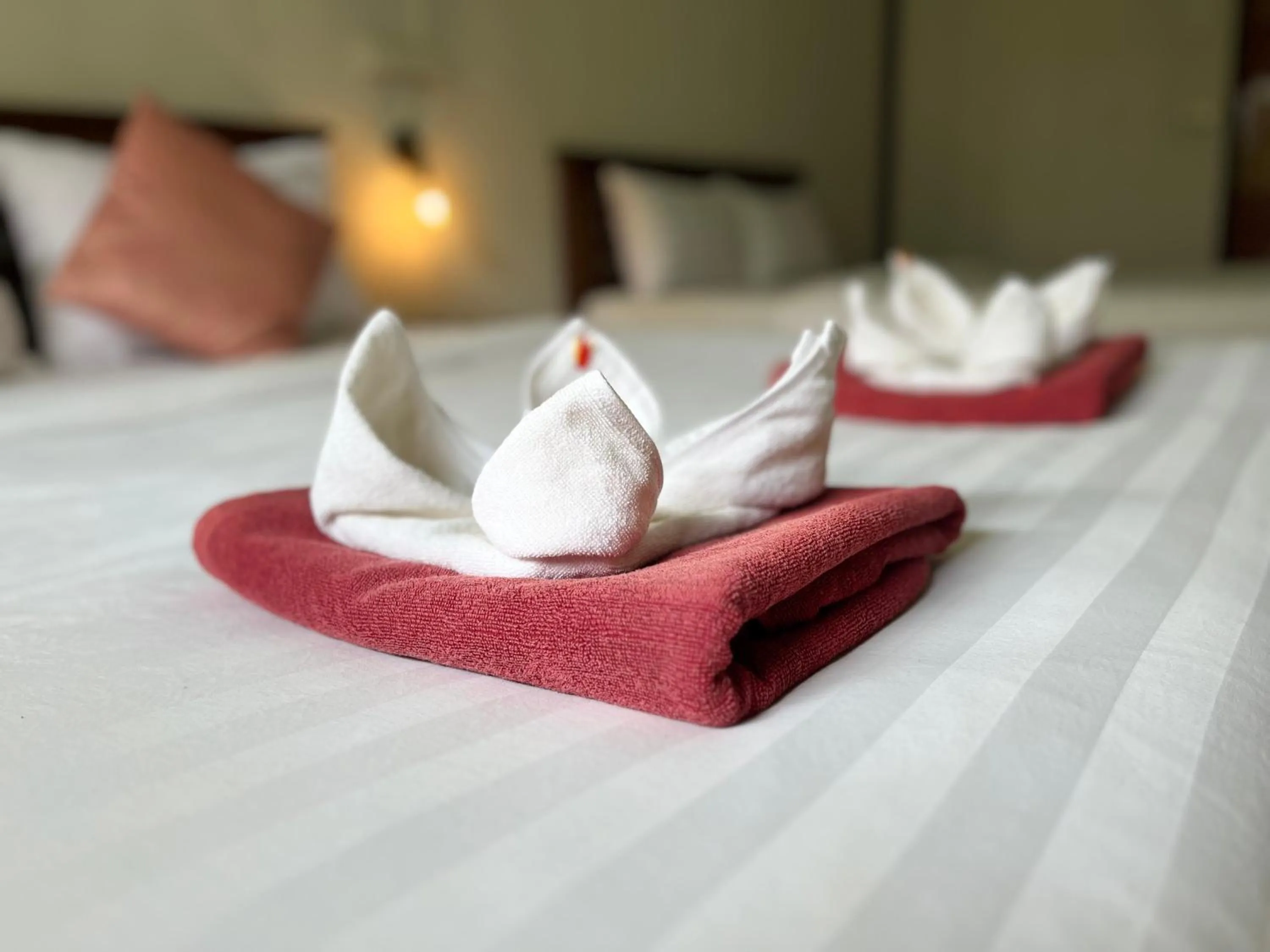 Bed in Khaosok River Camp