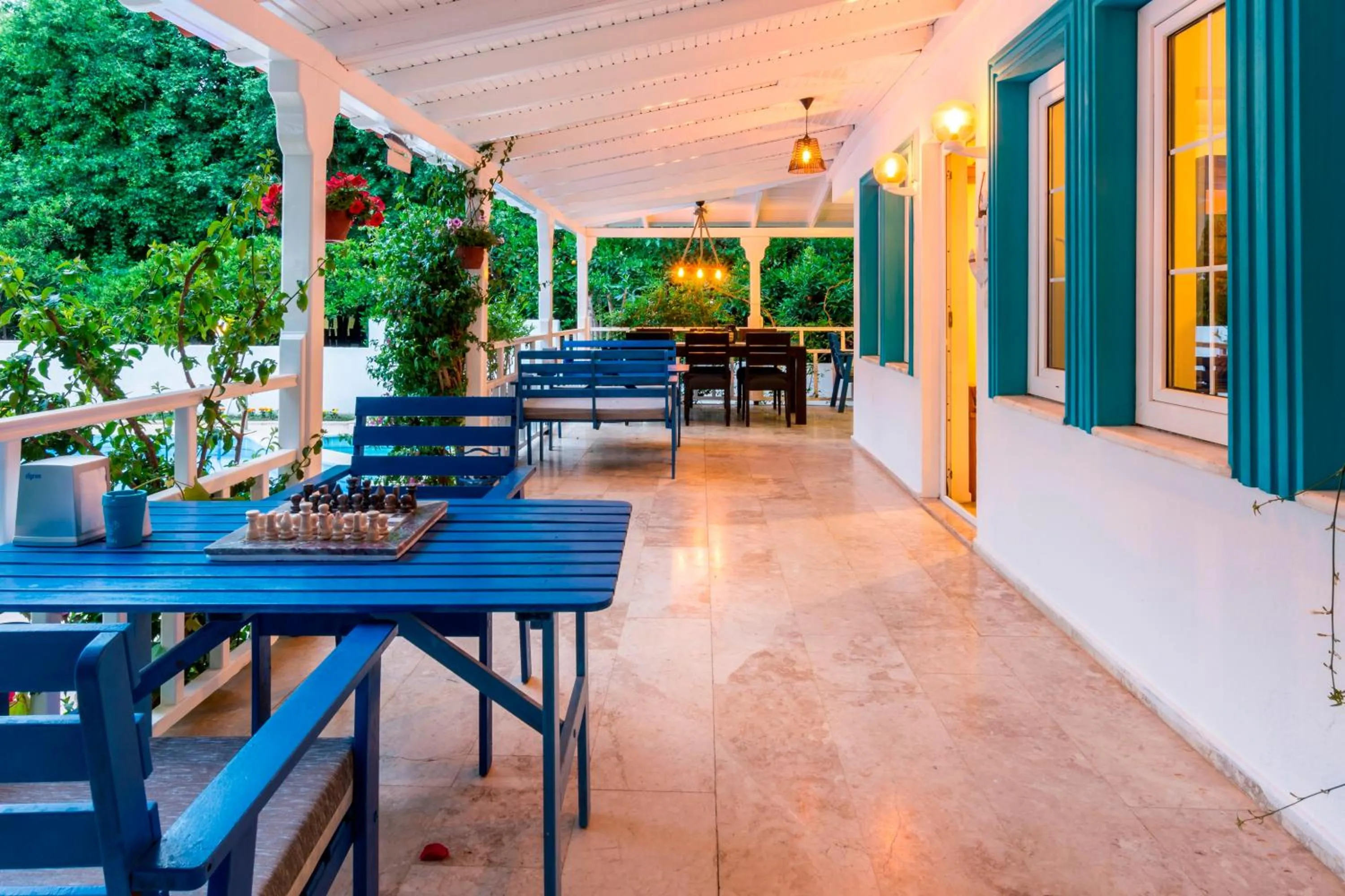 Patio in Calypso Cozy Suites