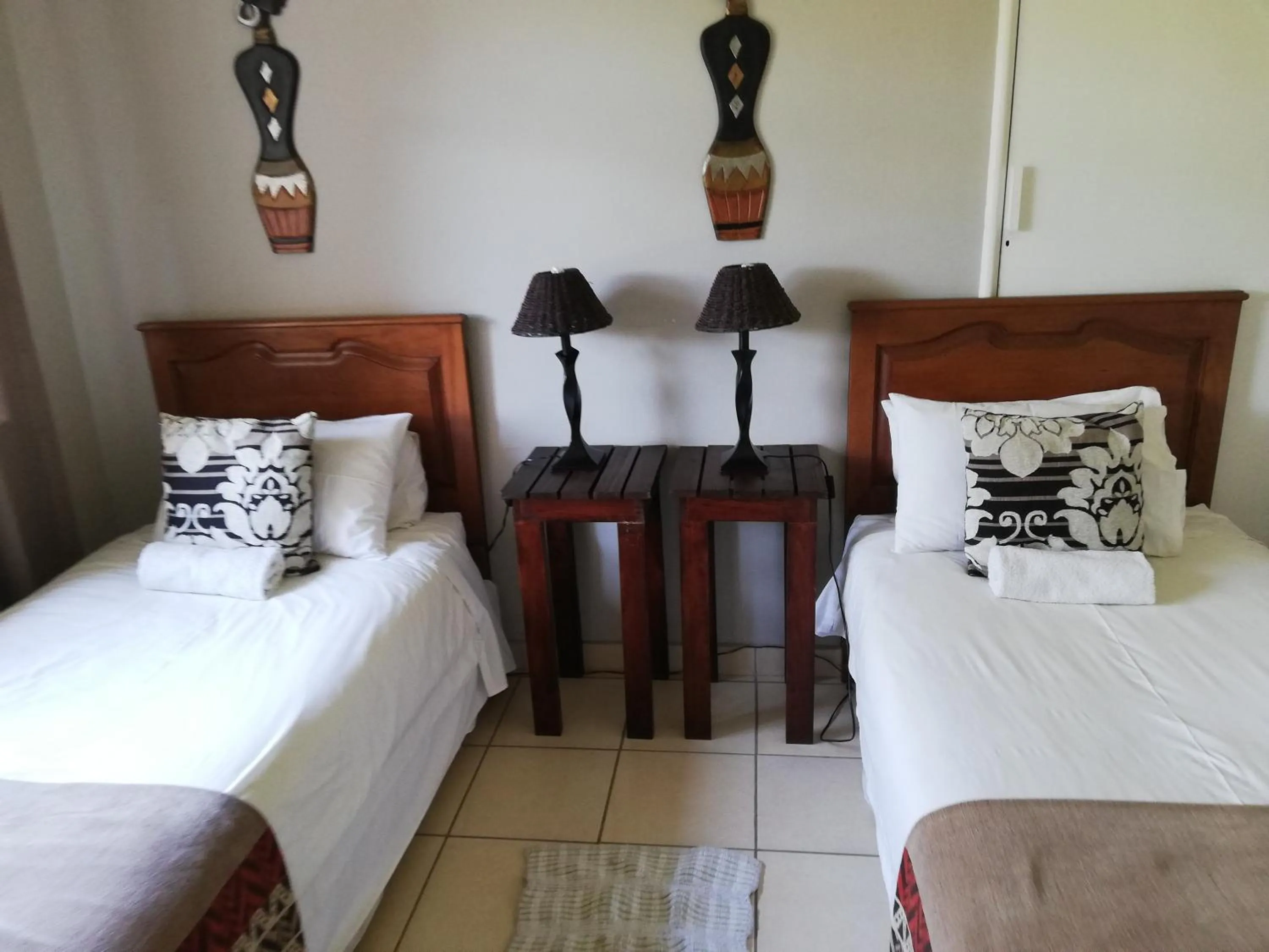 Bed in Abendruhe Guest House