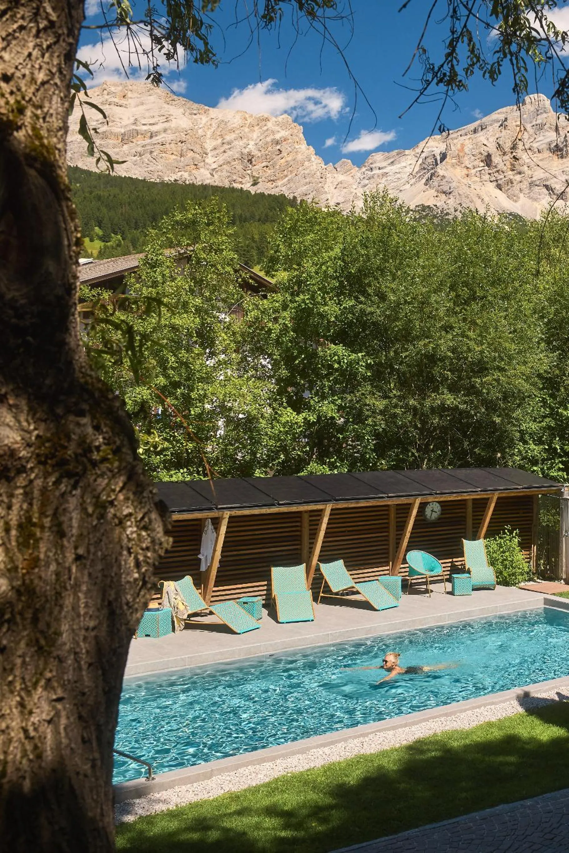 Swimming pool in Appartamenti La Sajun & Les Viles