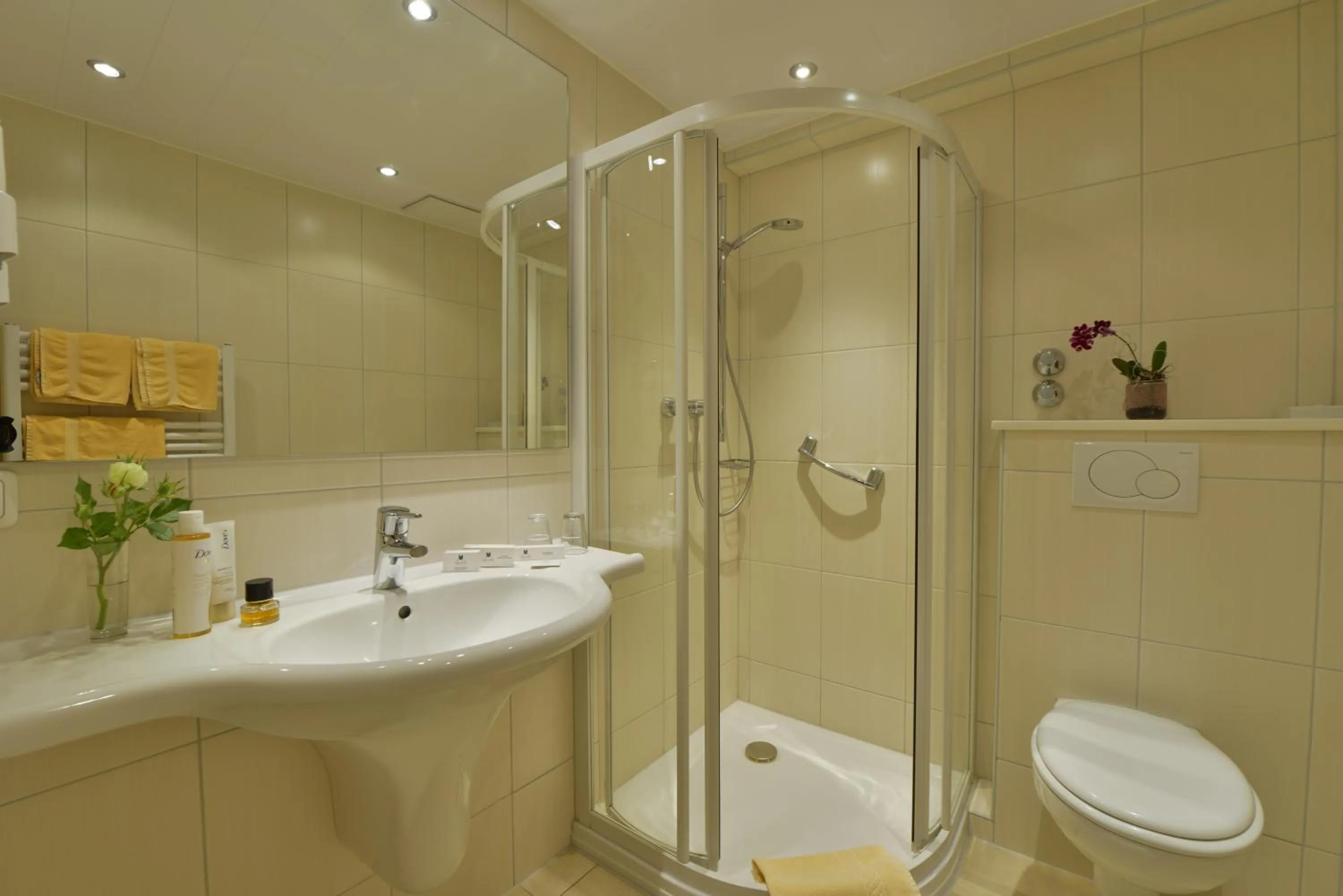 Shower, Bathroom in BB Haus Neugebauer Garni