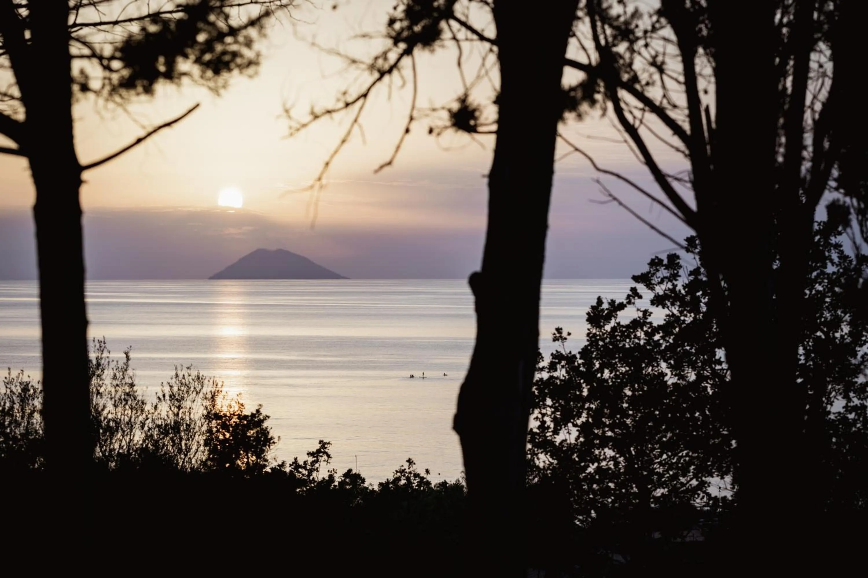 Sunset in Armacera Resort