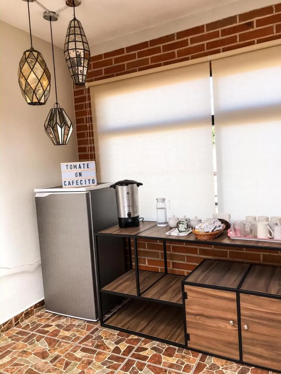 Kitchen or kitchenette in Hotel Bugambilias Rooms