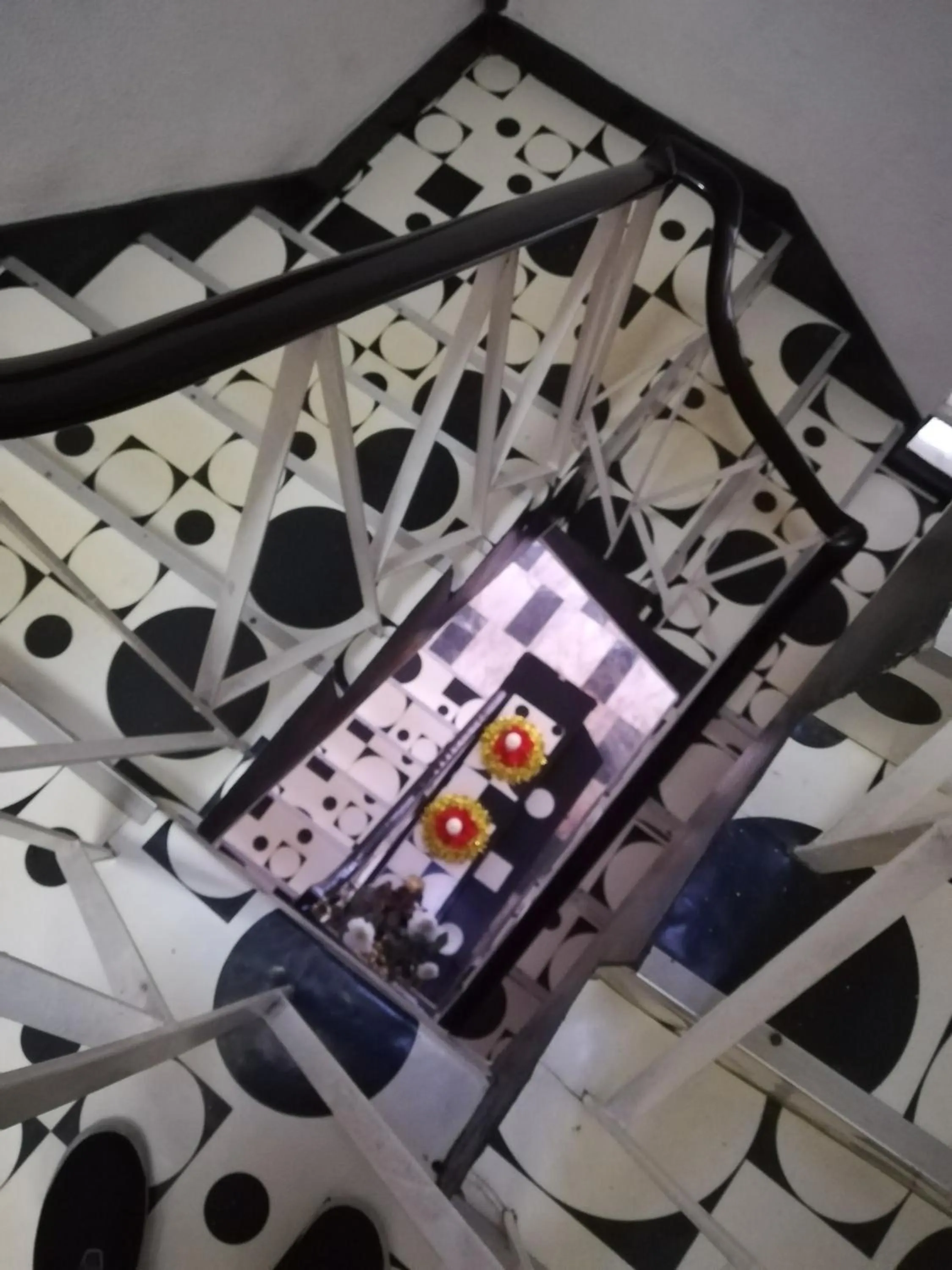 Decorative detail, Bed in Hotel Cristo Rei