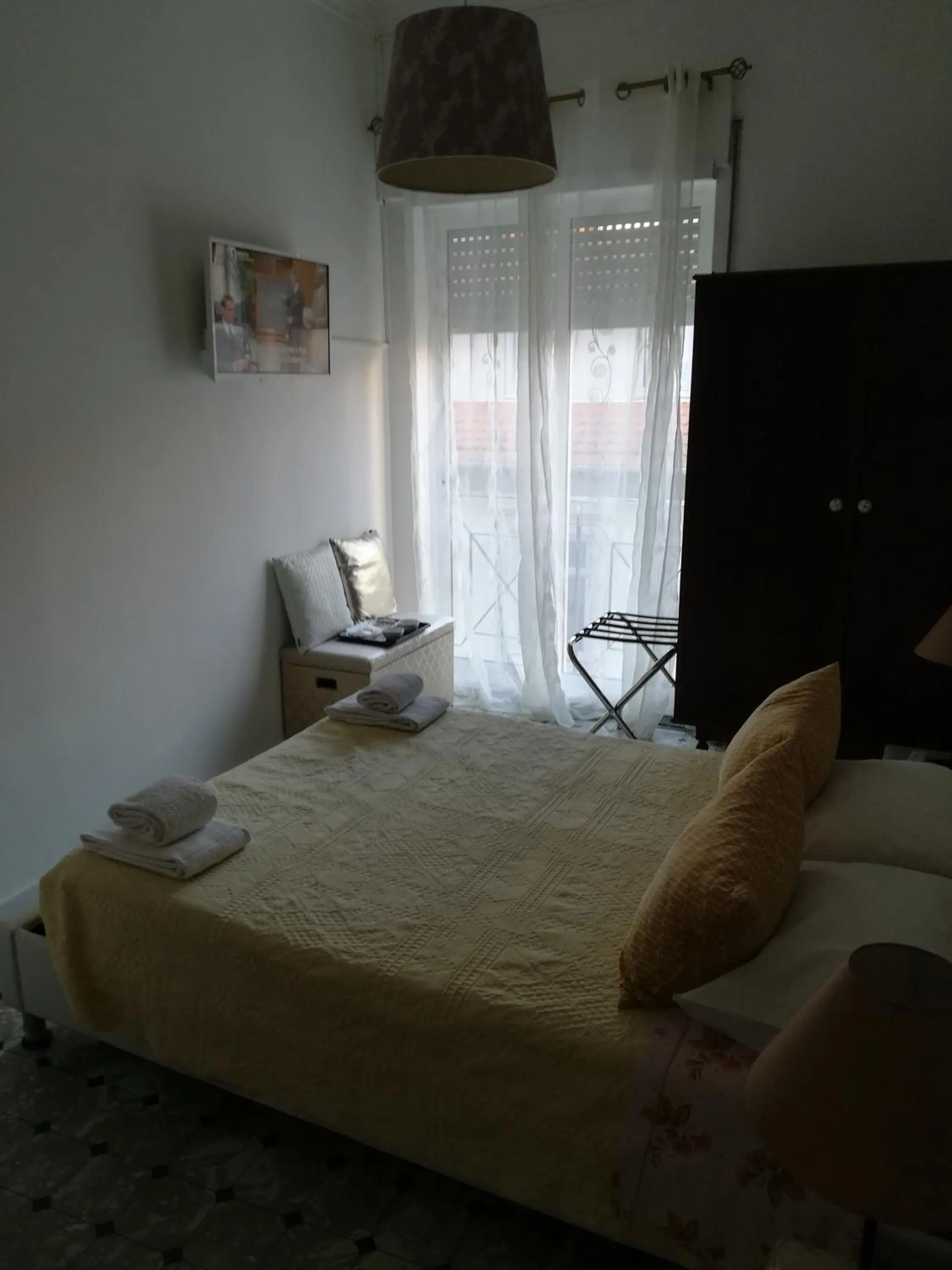 Bed in Hotel Cristo Rei