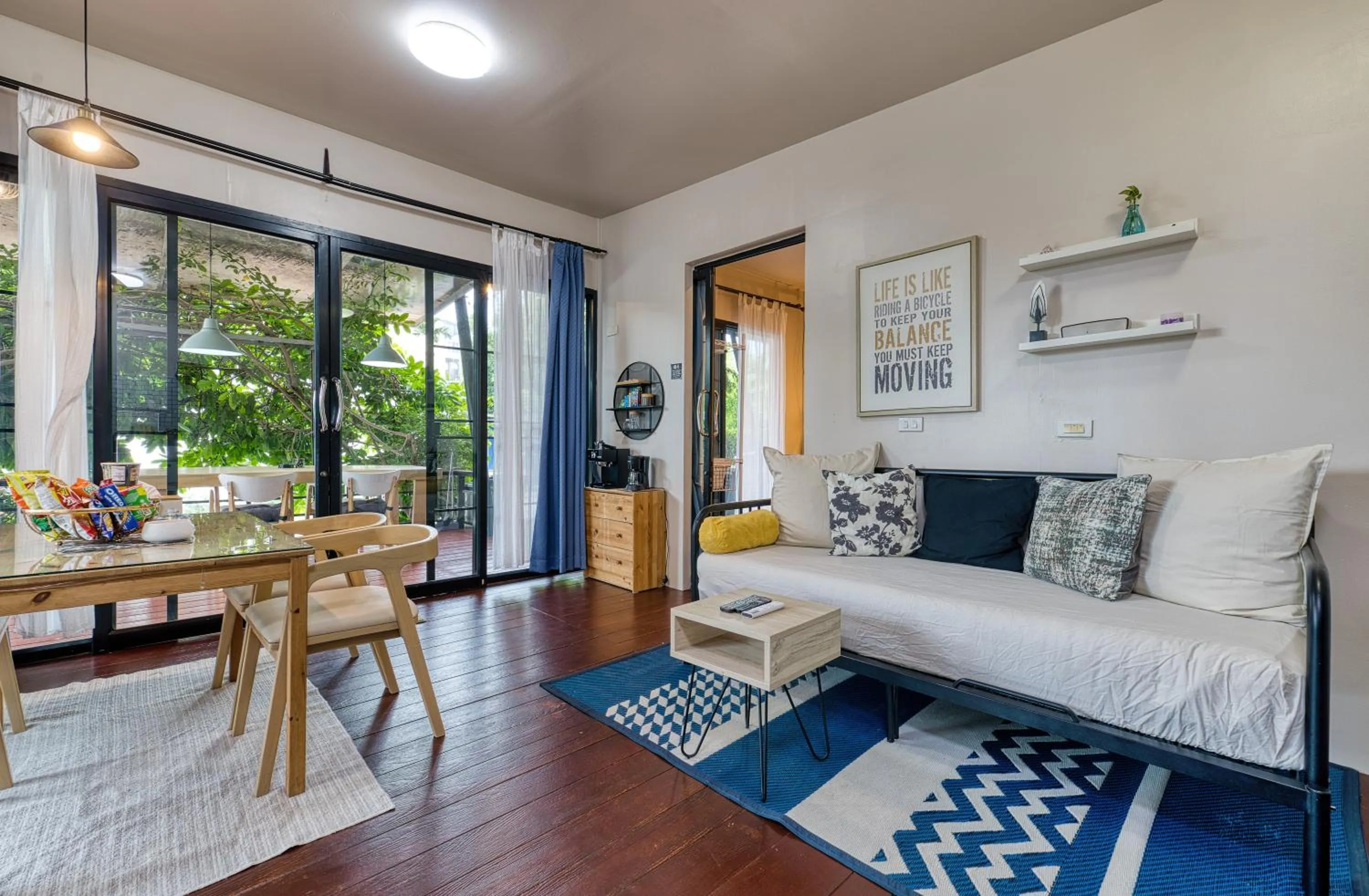 Living room in Jasmine Garden Bungalow
