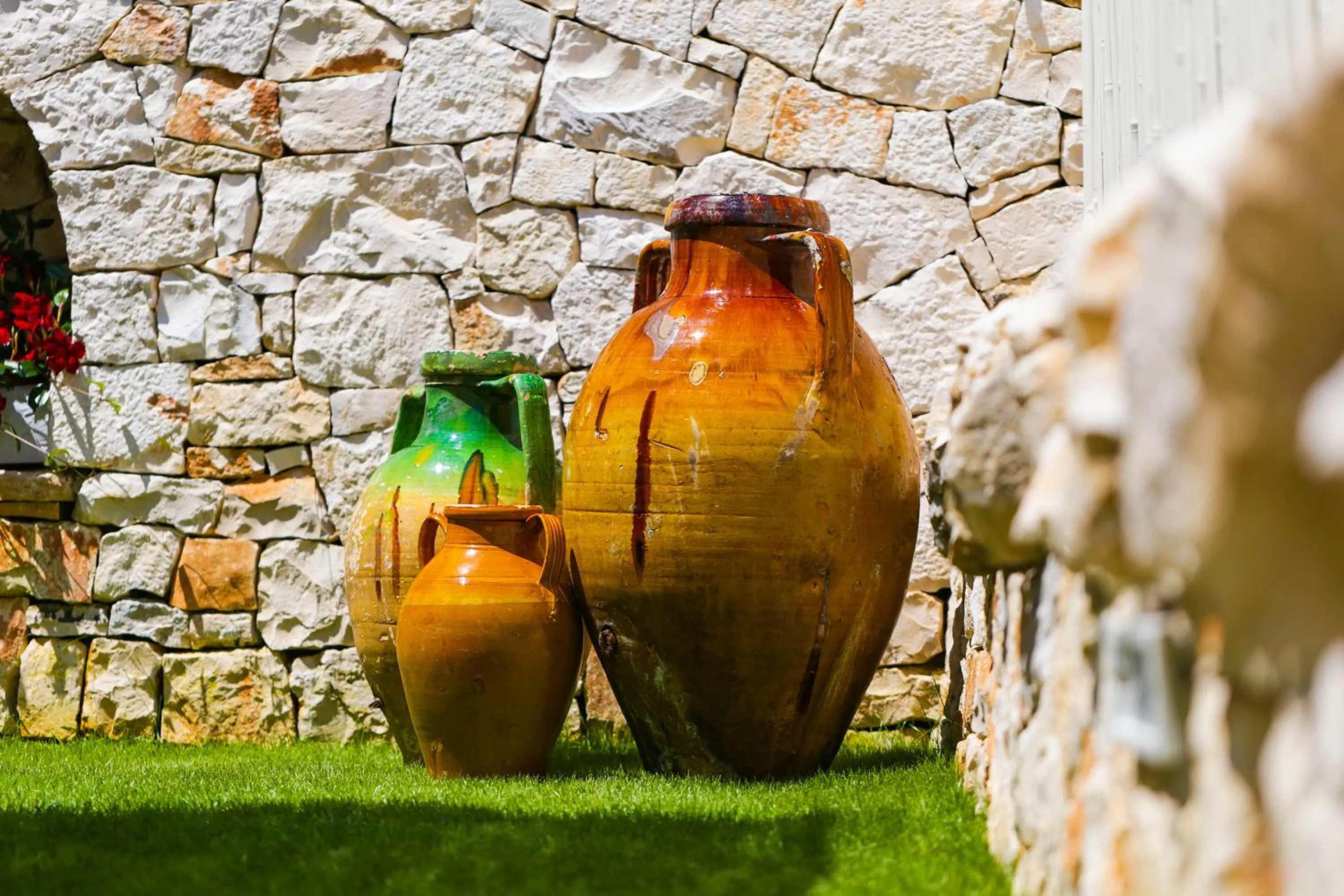 Patio in Hermanas Relais - trulli luxury