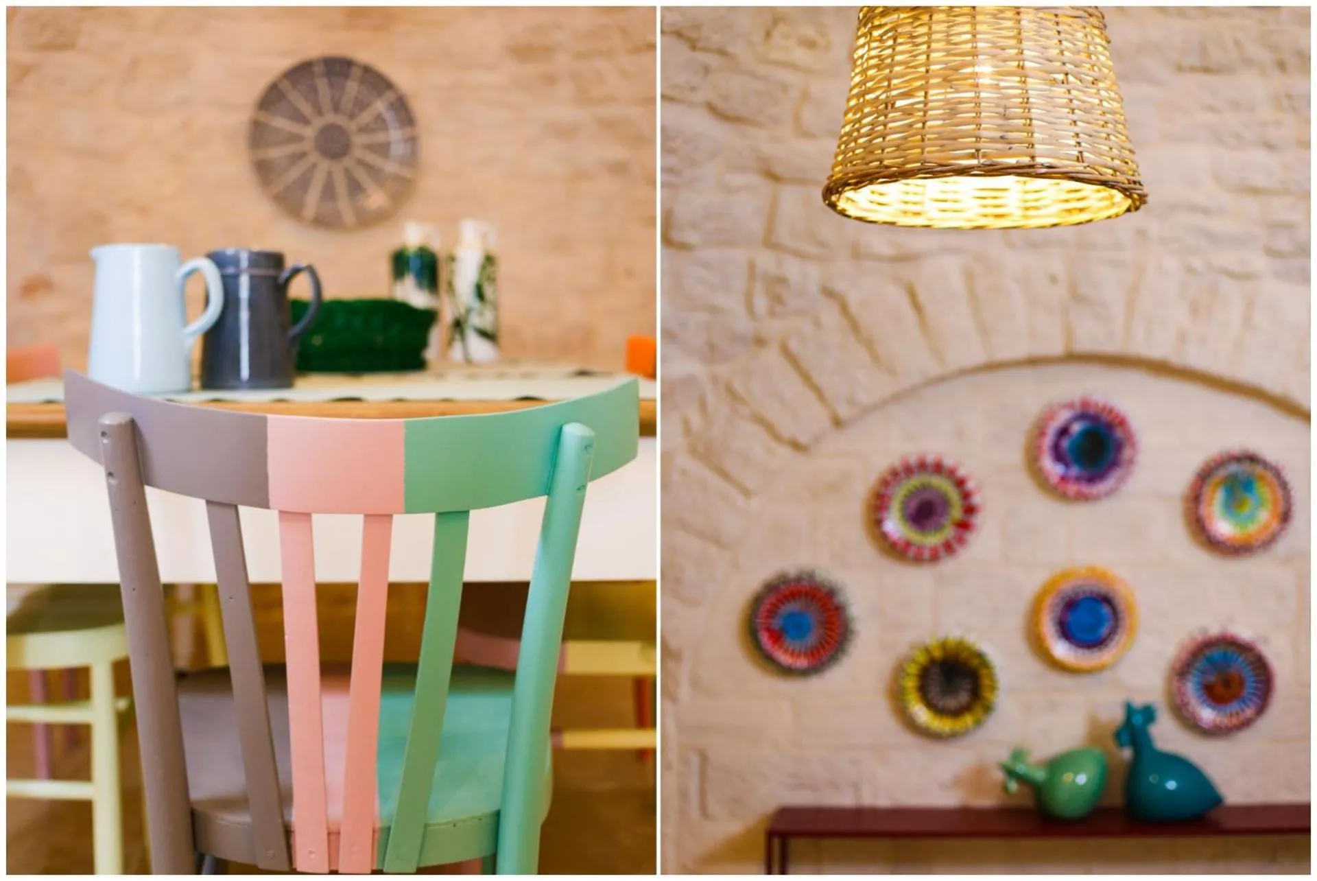 Living room in Hermanas Relais - trulli luxury