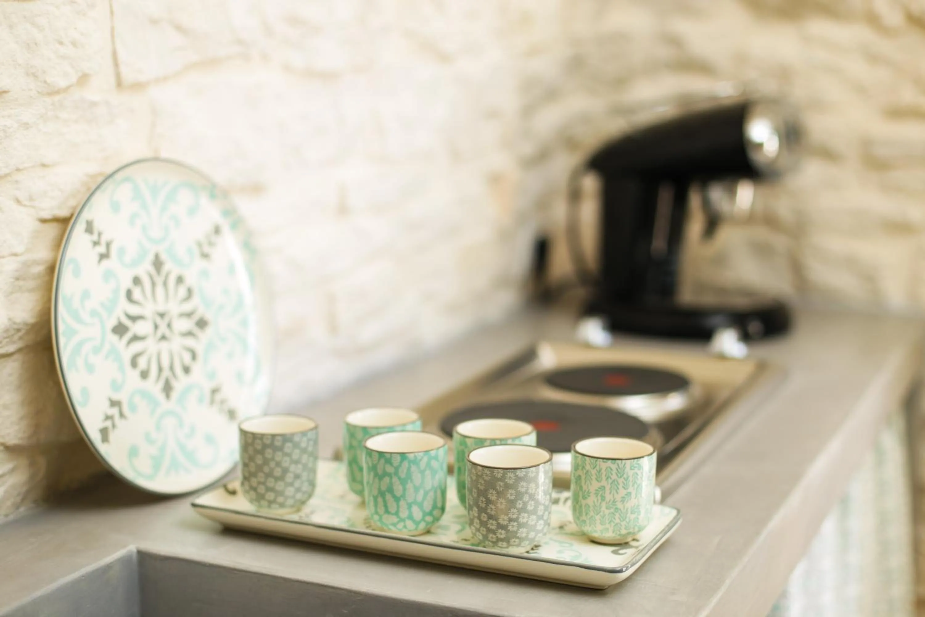 Kitchen or kitchenette in Hermanas Relais - trulli luxury