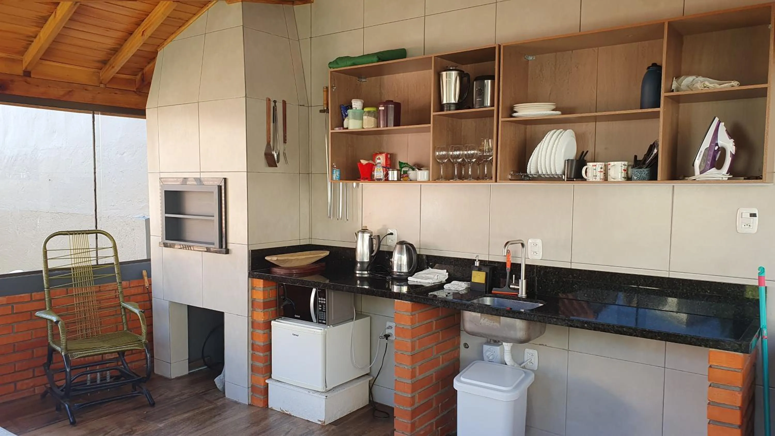Dining area in Pousada Gramadense