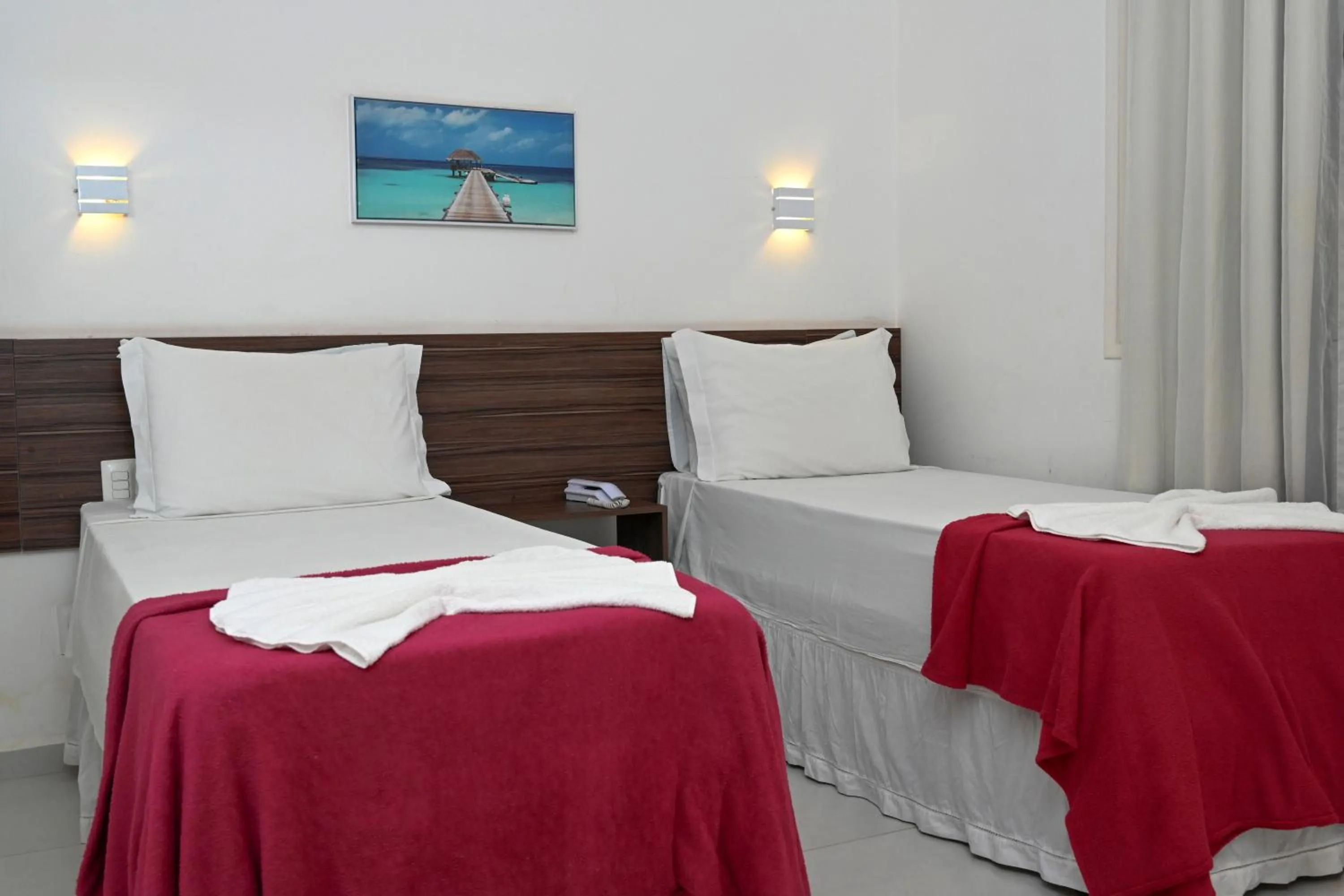 Bed in Pousada Galemares