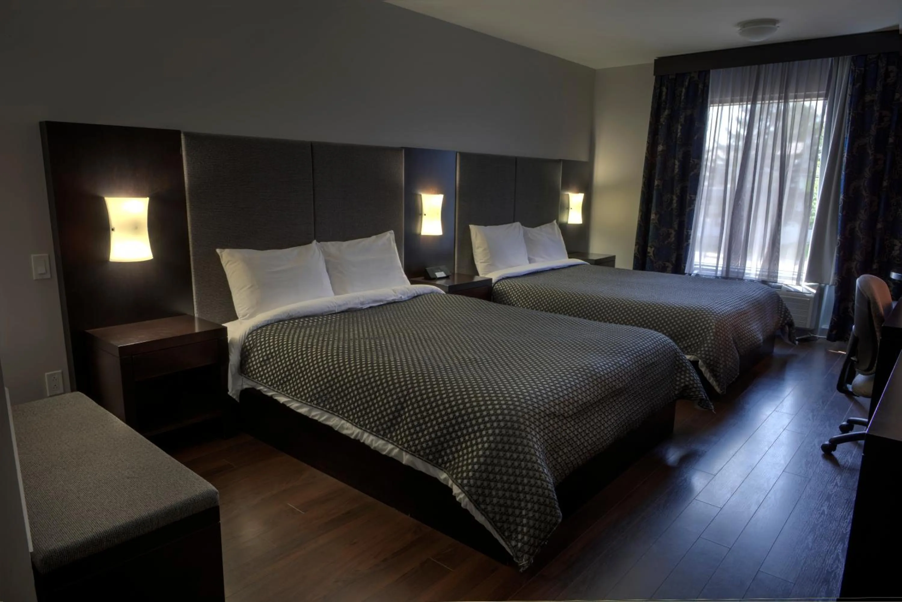 Bedroom, Bed in Hotel De La Borealie