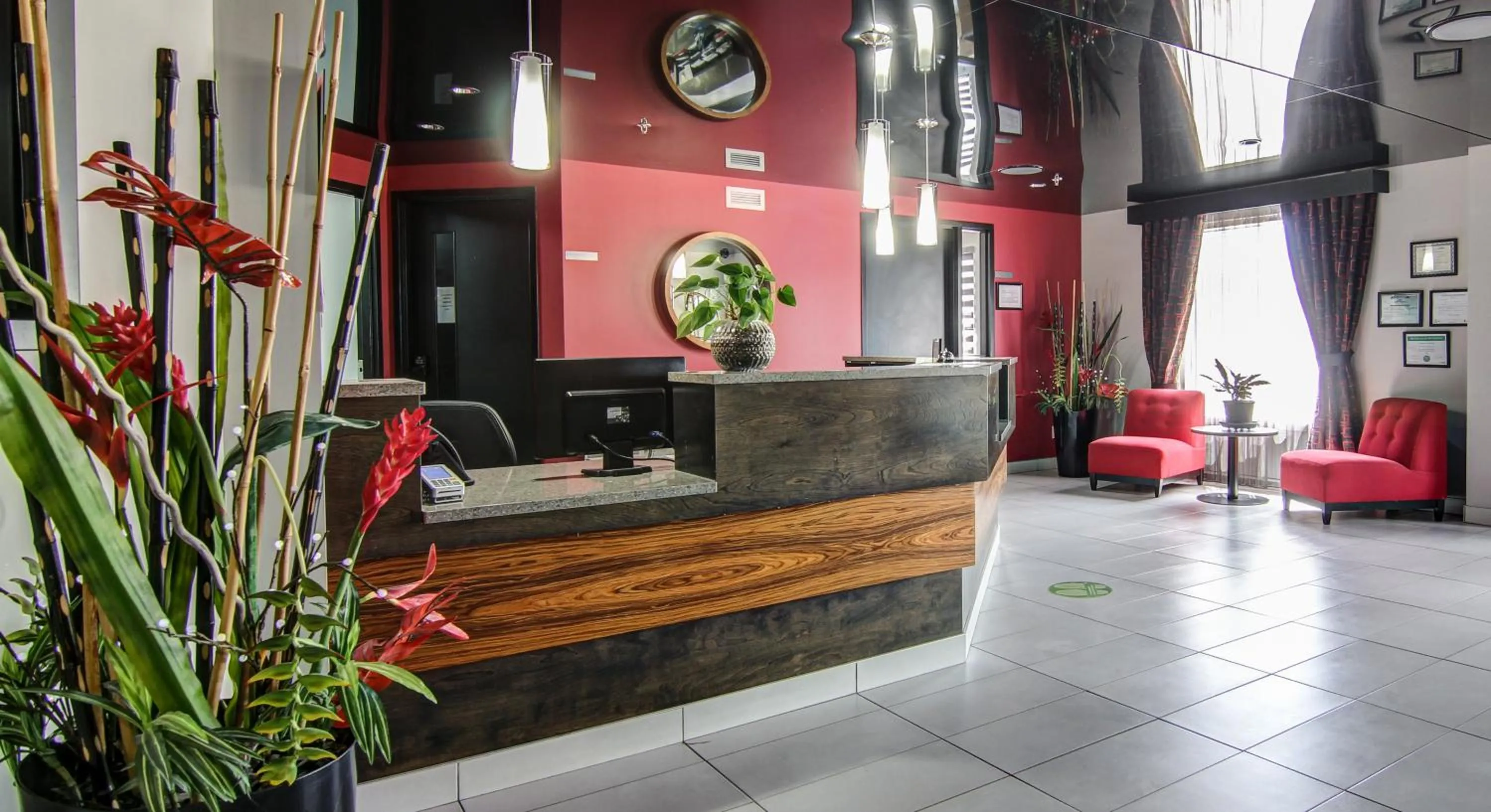 Lobby or reception in Hotel De La Borealie