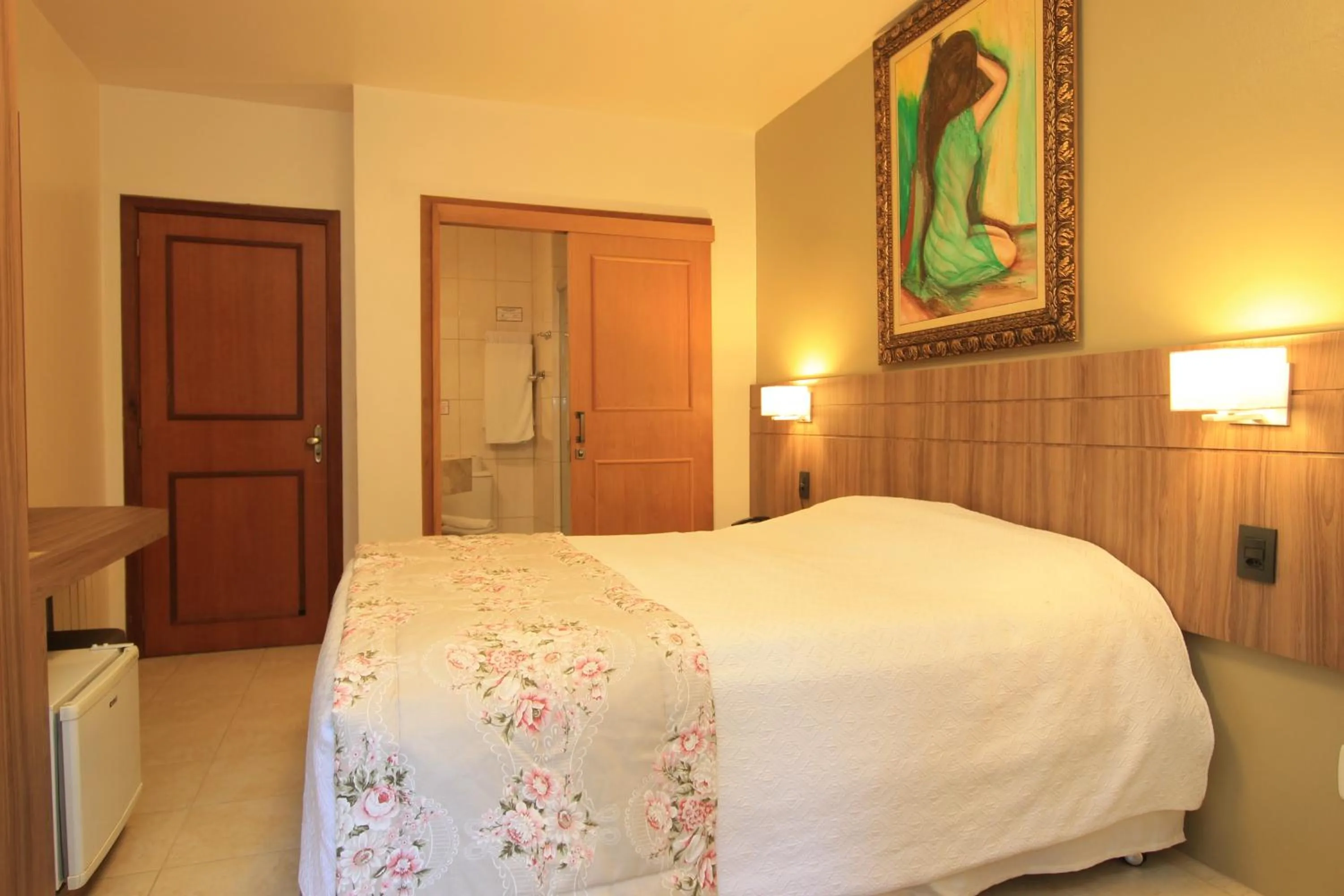 Bed in Pousada Águia Branca