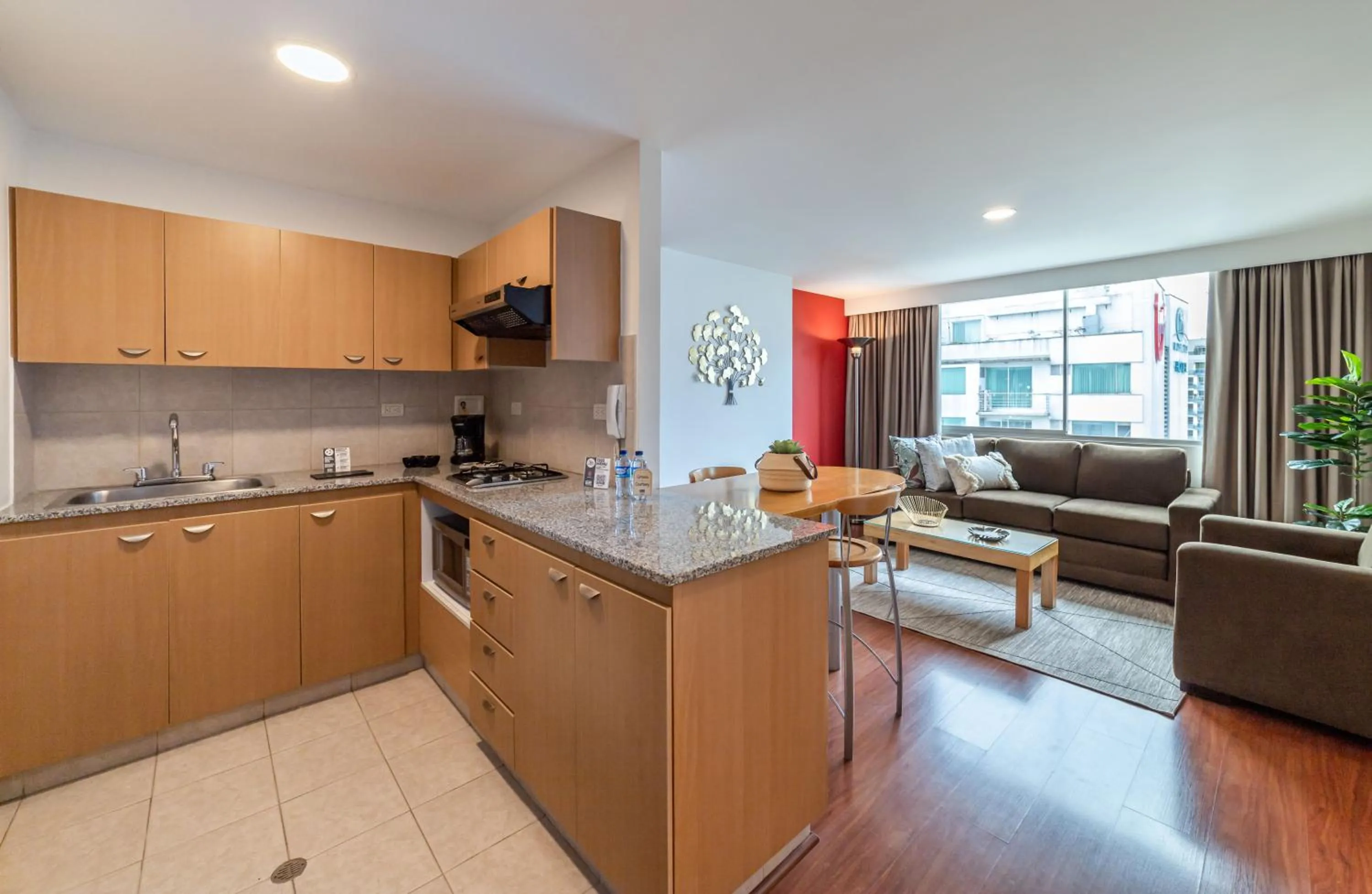 Kitchen or kitchenette in Affinity ApartaHotel - Extended Stay