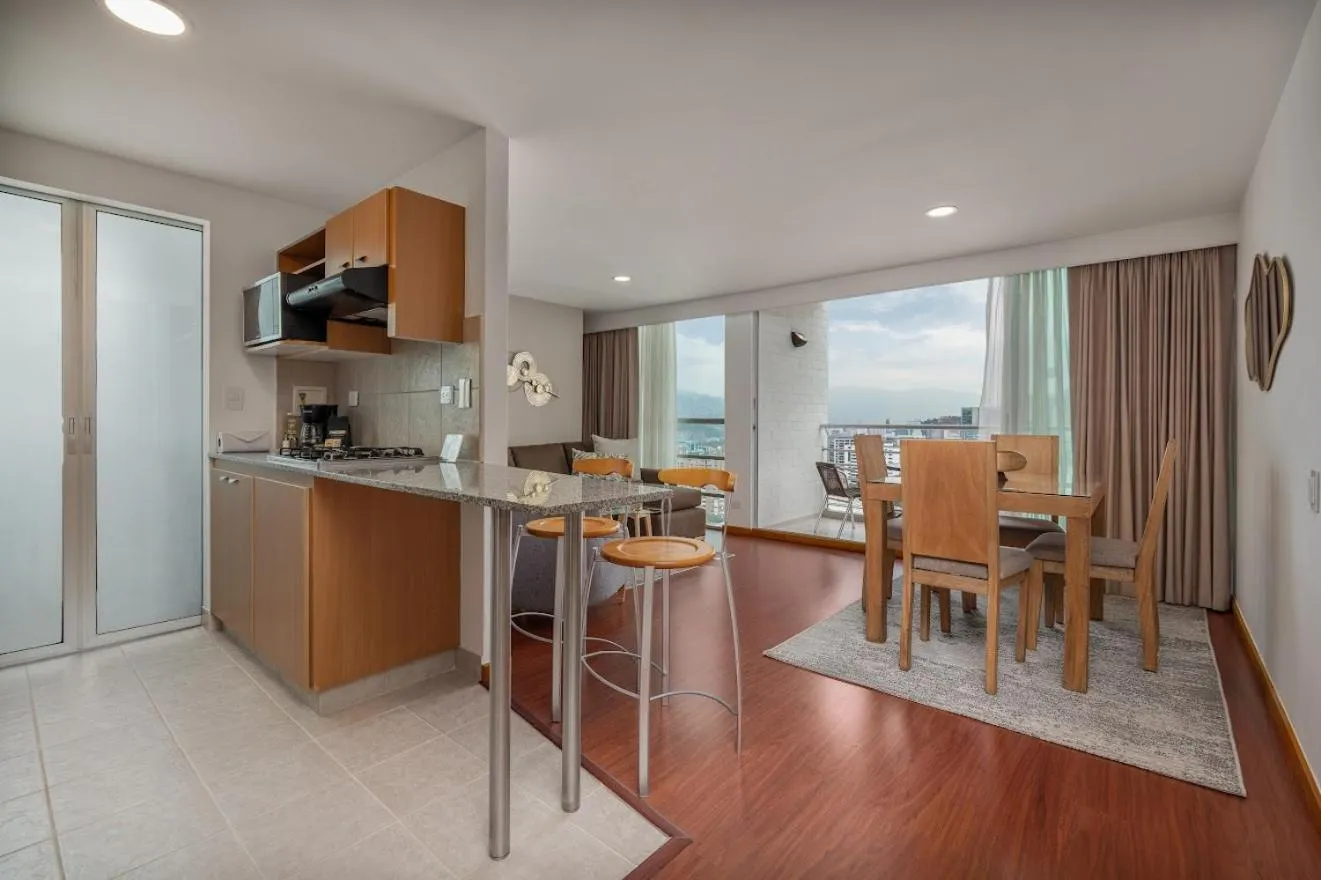 Kitchen or kitchenette in Affinity ApartaHotel - Extended Stay