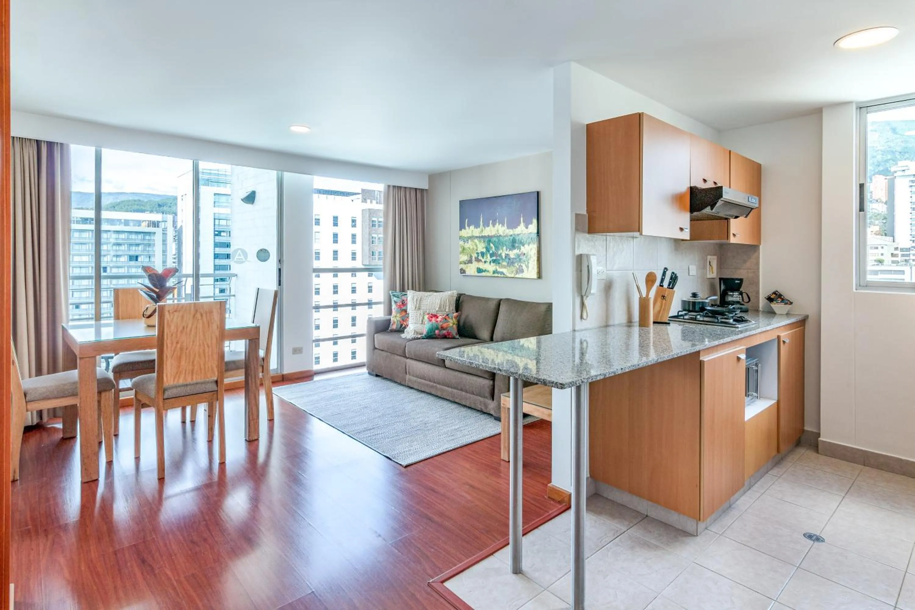 Kitchen or kitchenette in Affinity ApartaHotel - Extended Stay