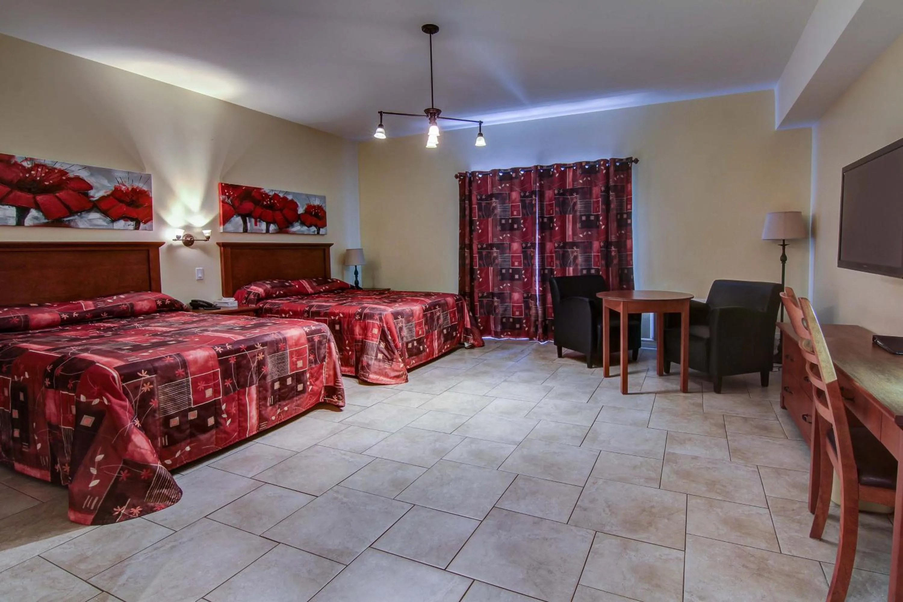 TV and multimedia, Bed in Motel Roberval