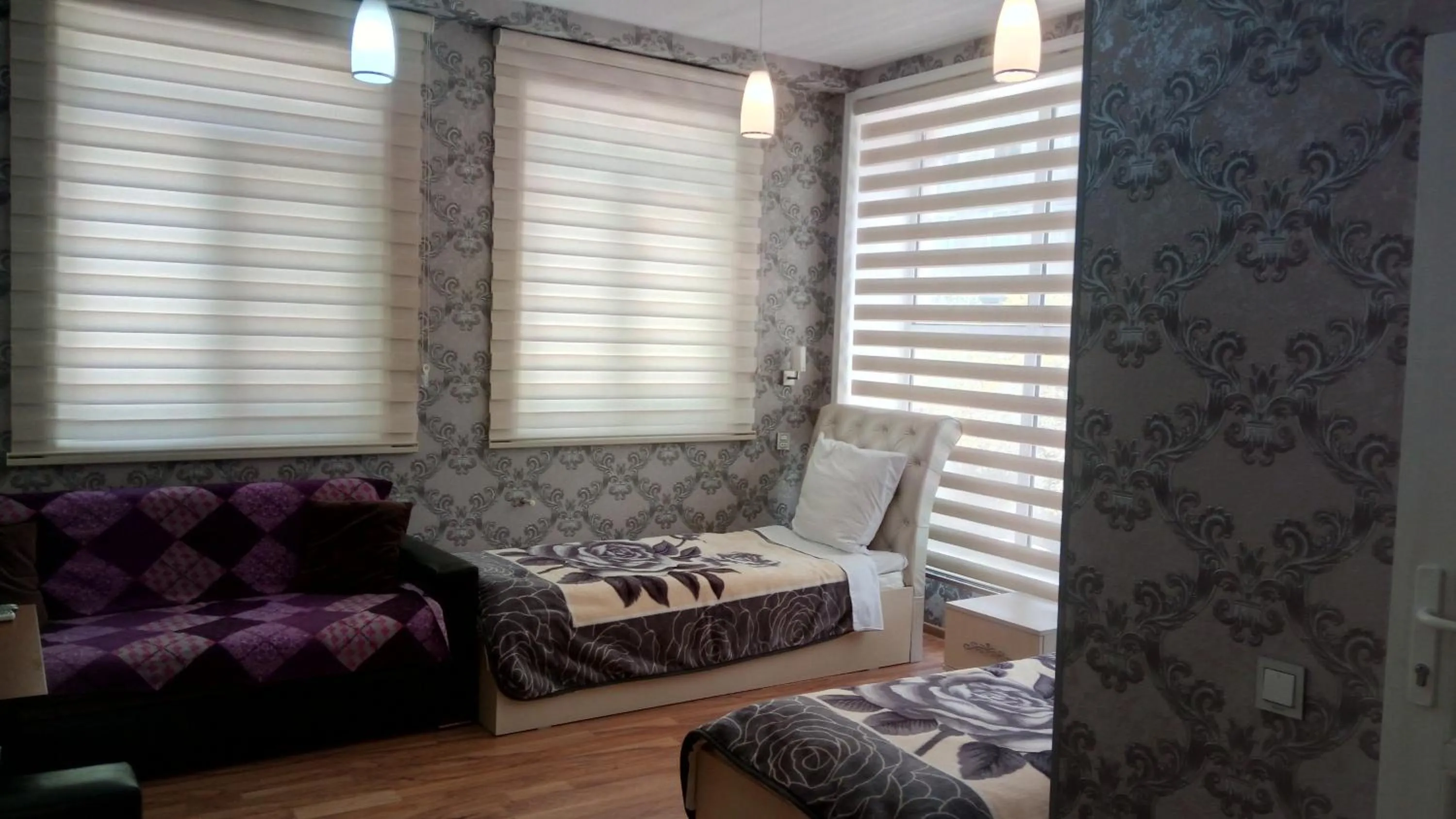 Bed in Sheki Guest House