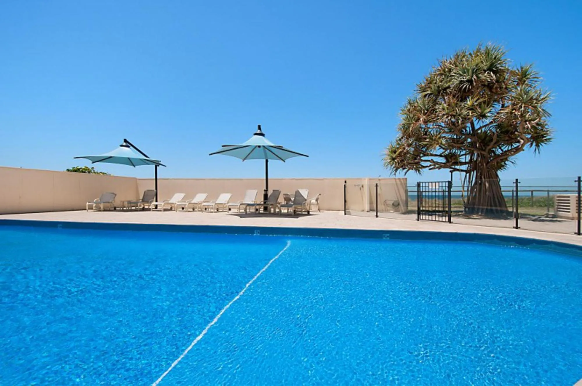 Swimming pool in Beachside Tower Apartments