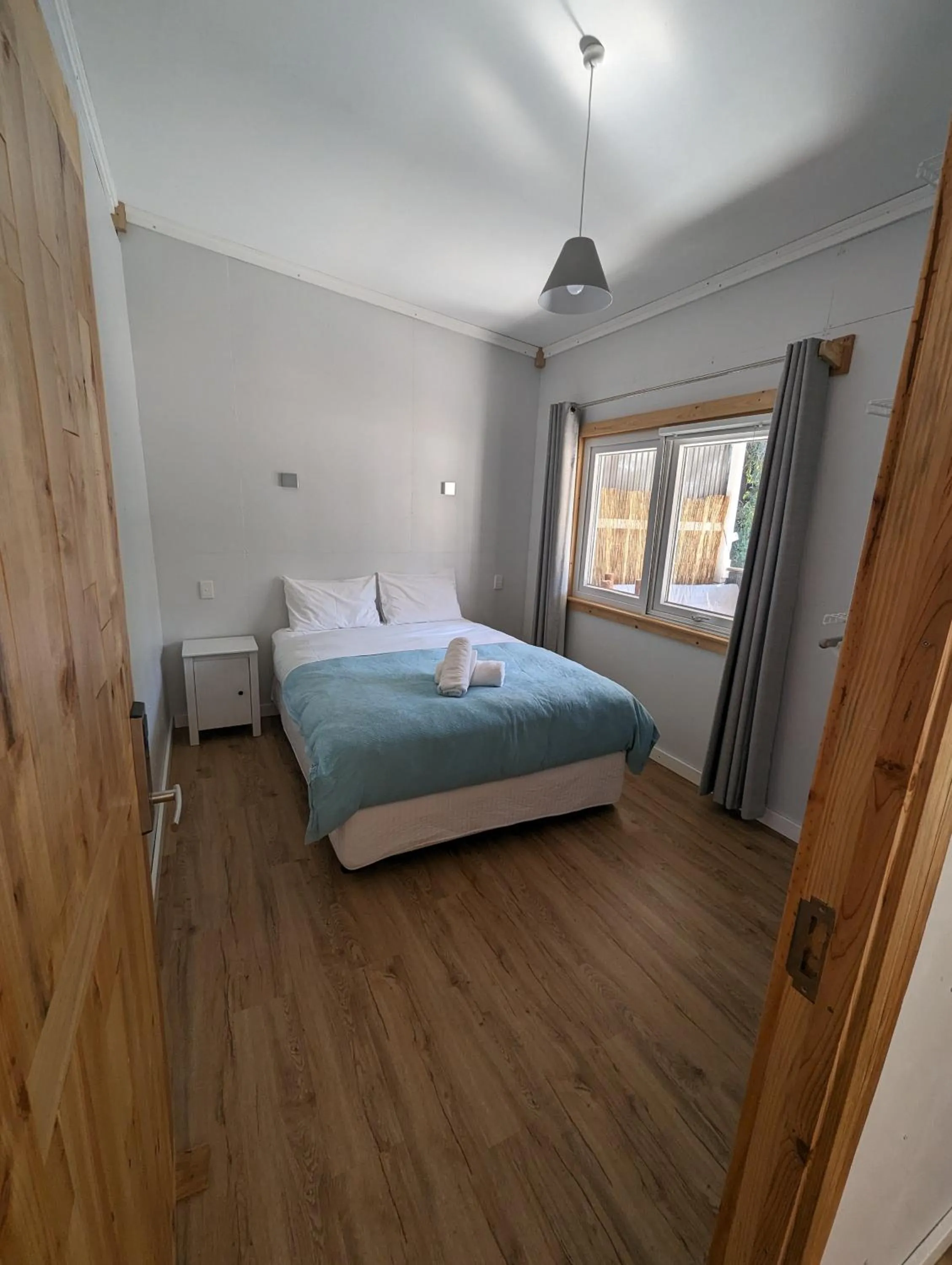 Bedroom, Bed in Chalets on Stoneville