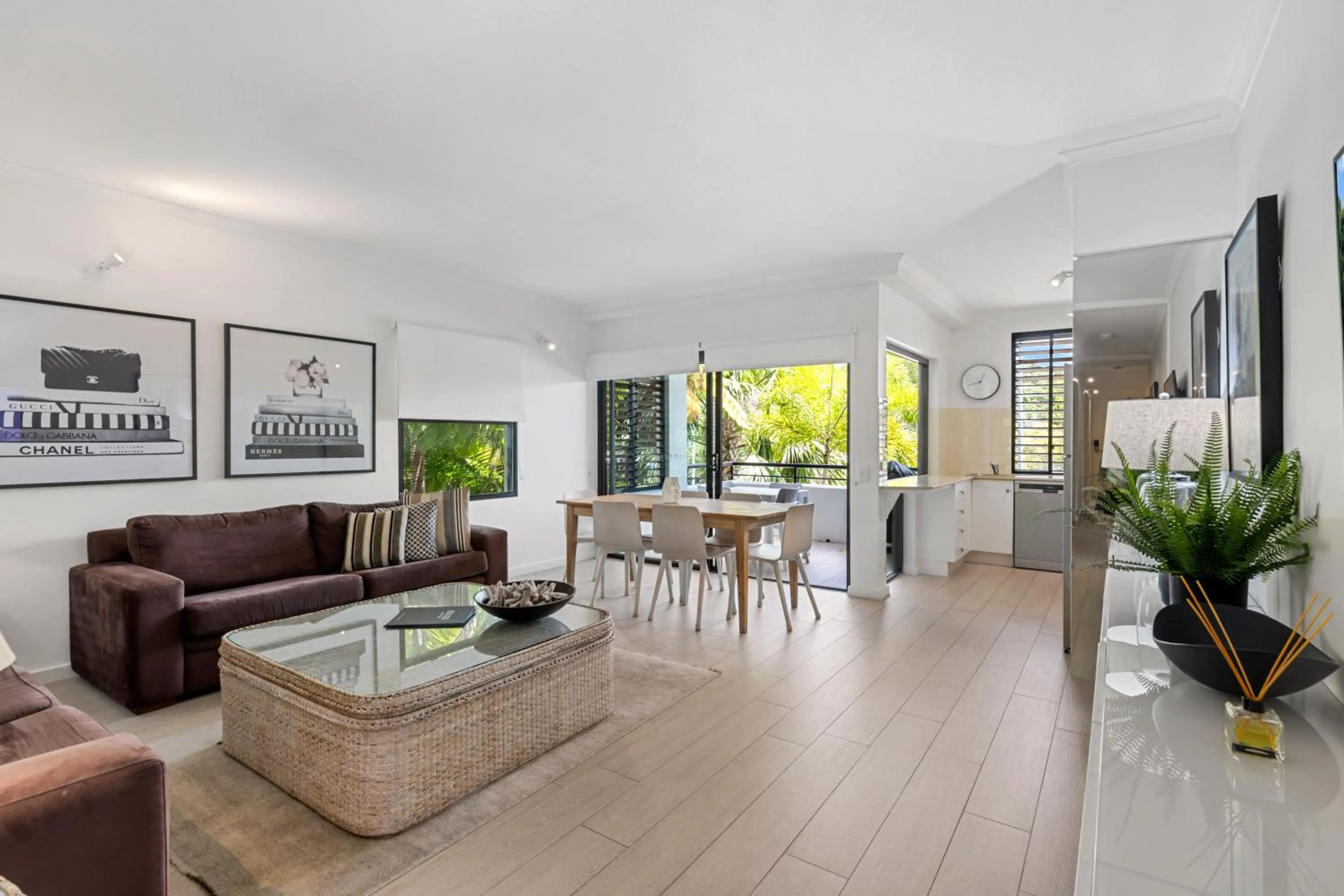Living room in Bella Casa Noosa