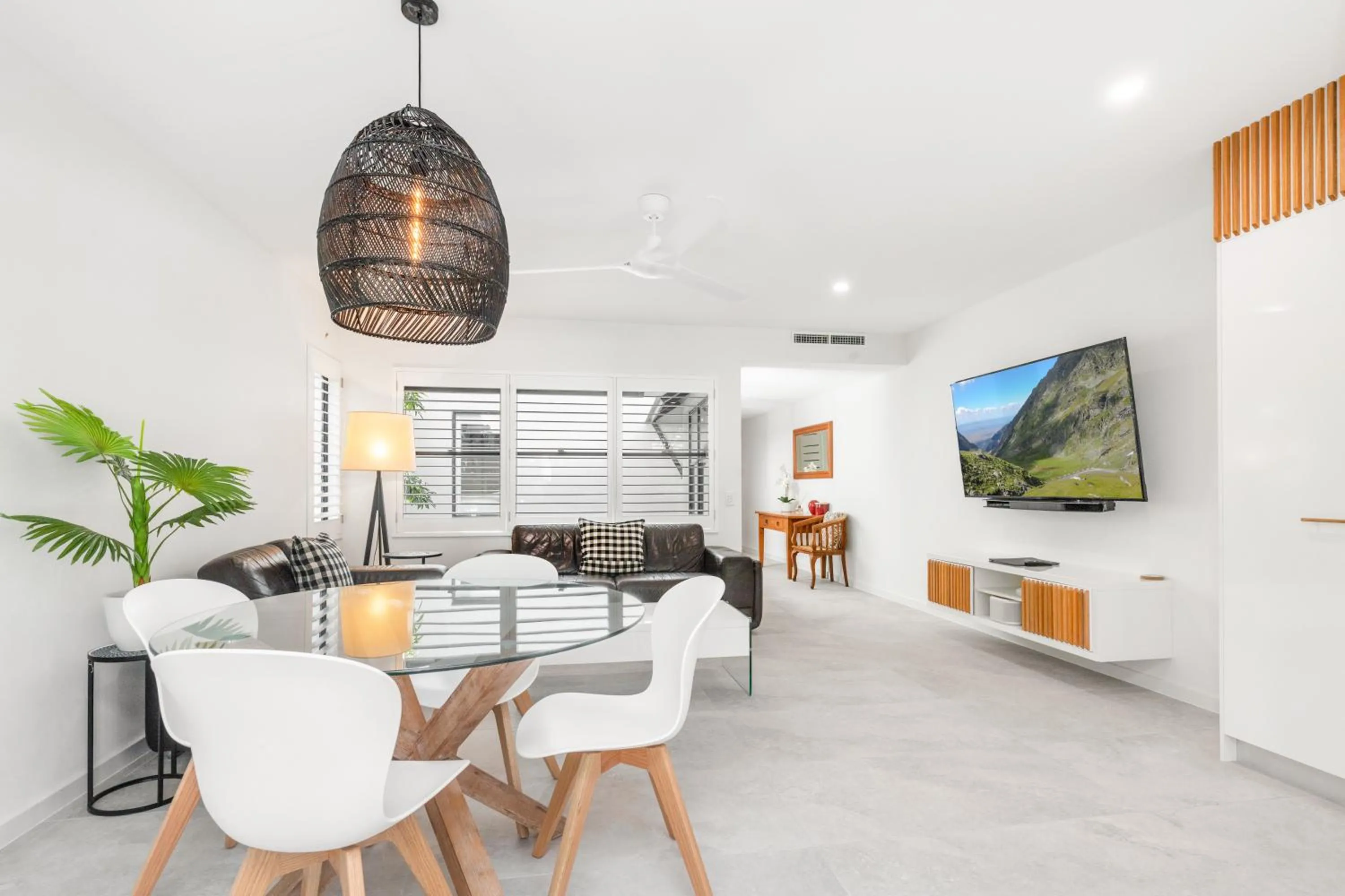 Living room in Bella Casa Noosa