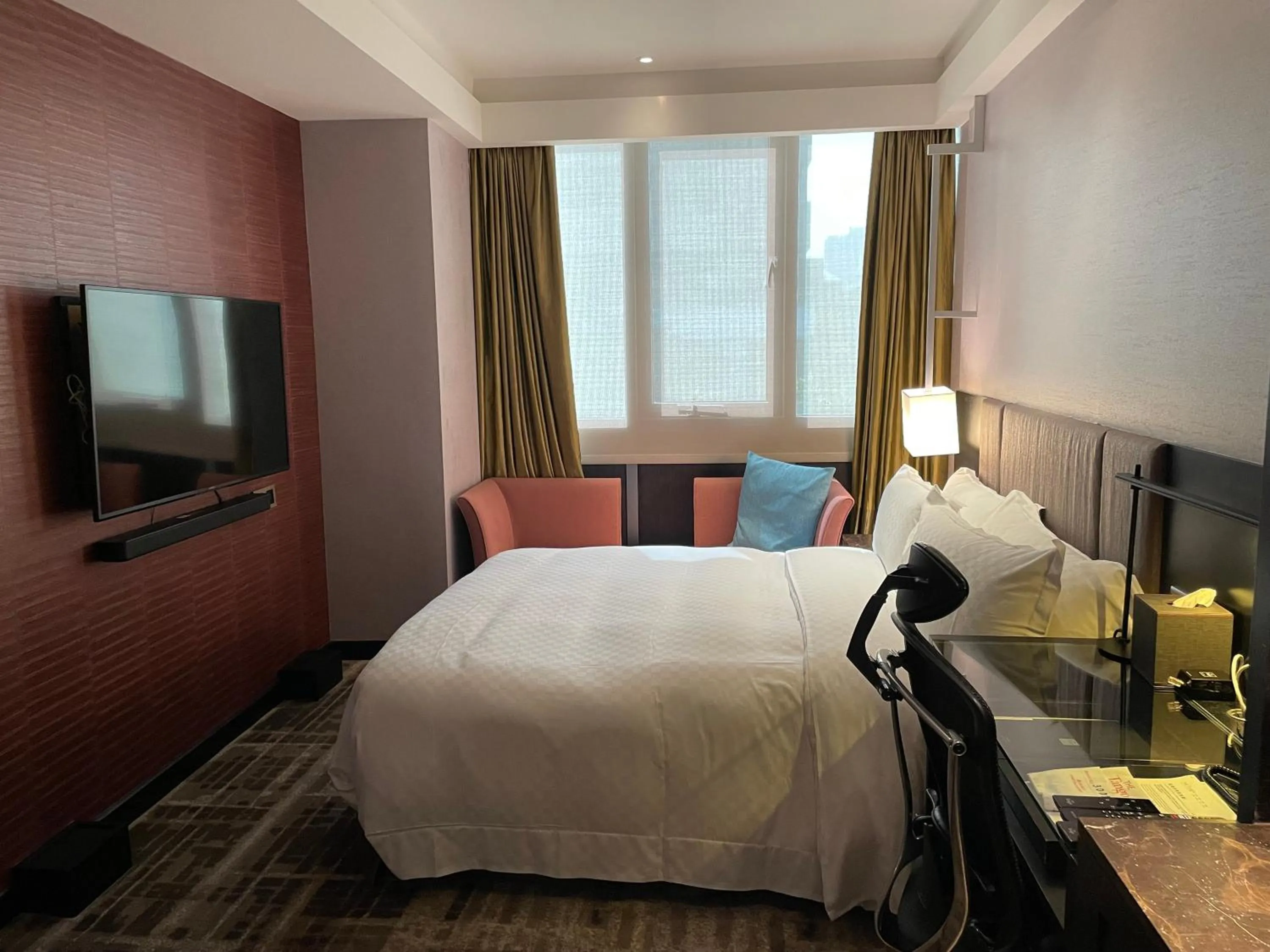 Bed in The Tango Hotel Taipei Nanshi