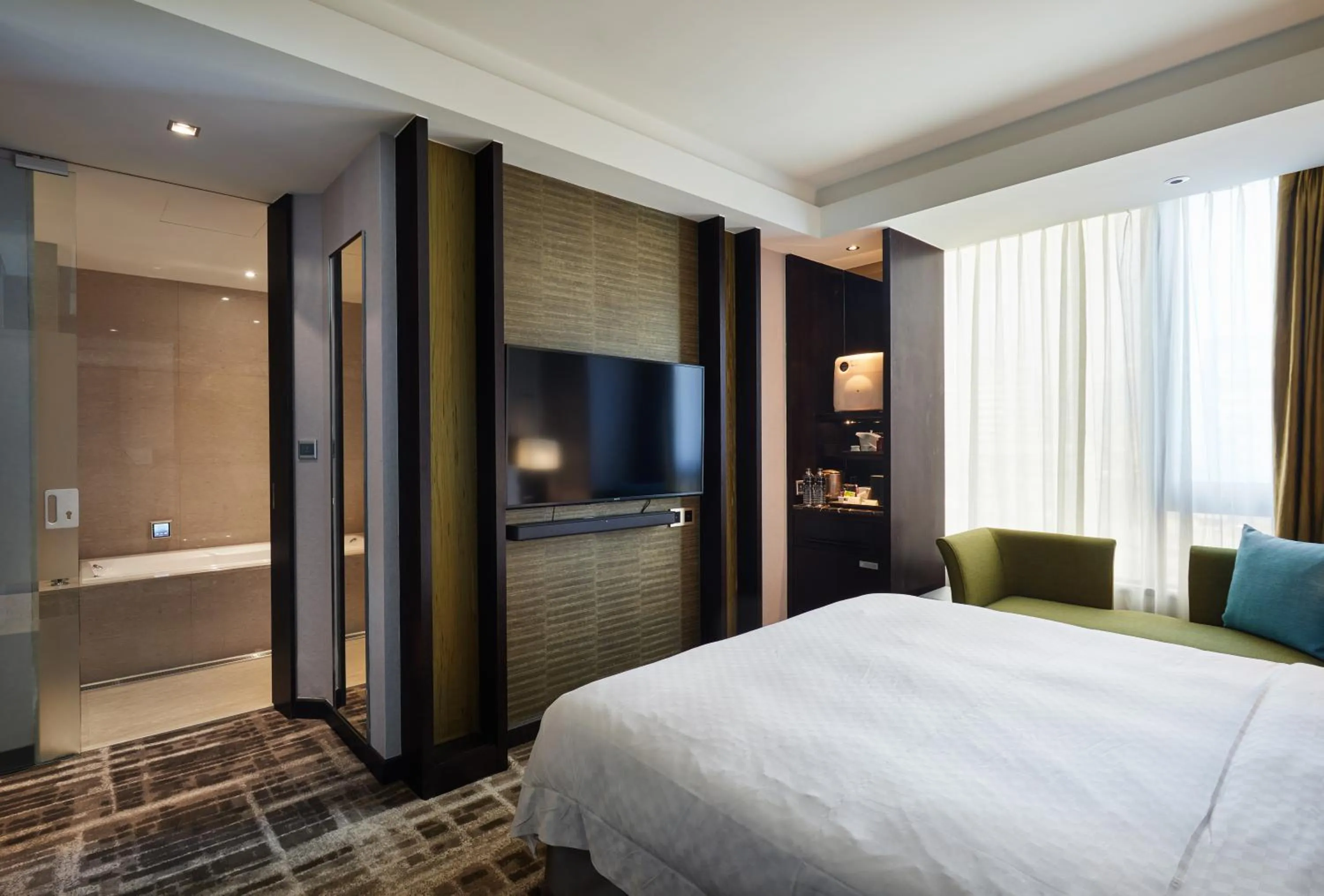 Bed in The Tango Hotel Taipei Nanshi