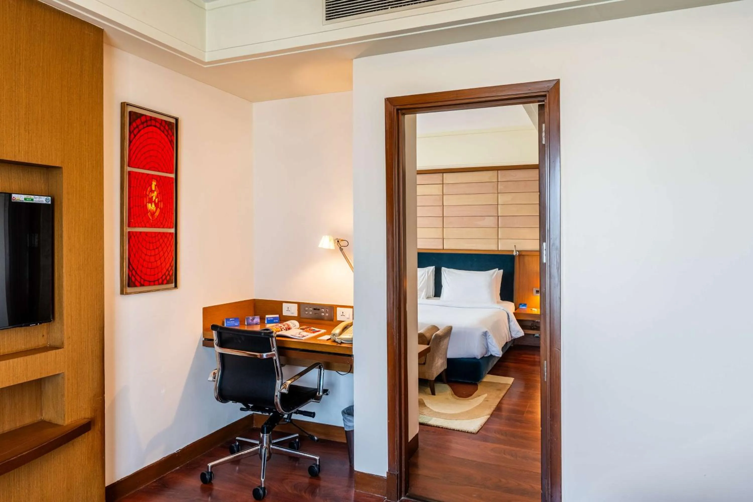 Photo of the whole room, Bed in Radisson Blu Hotel, Indore