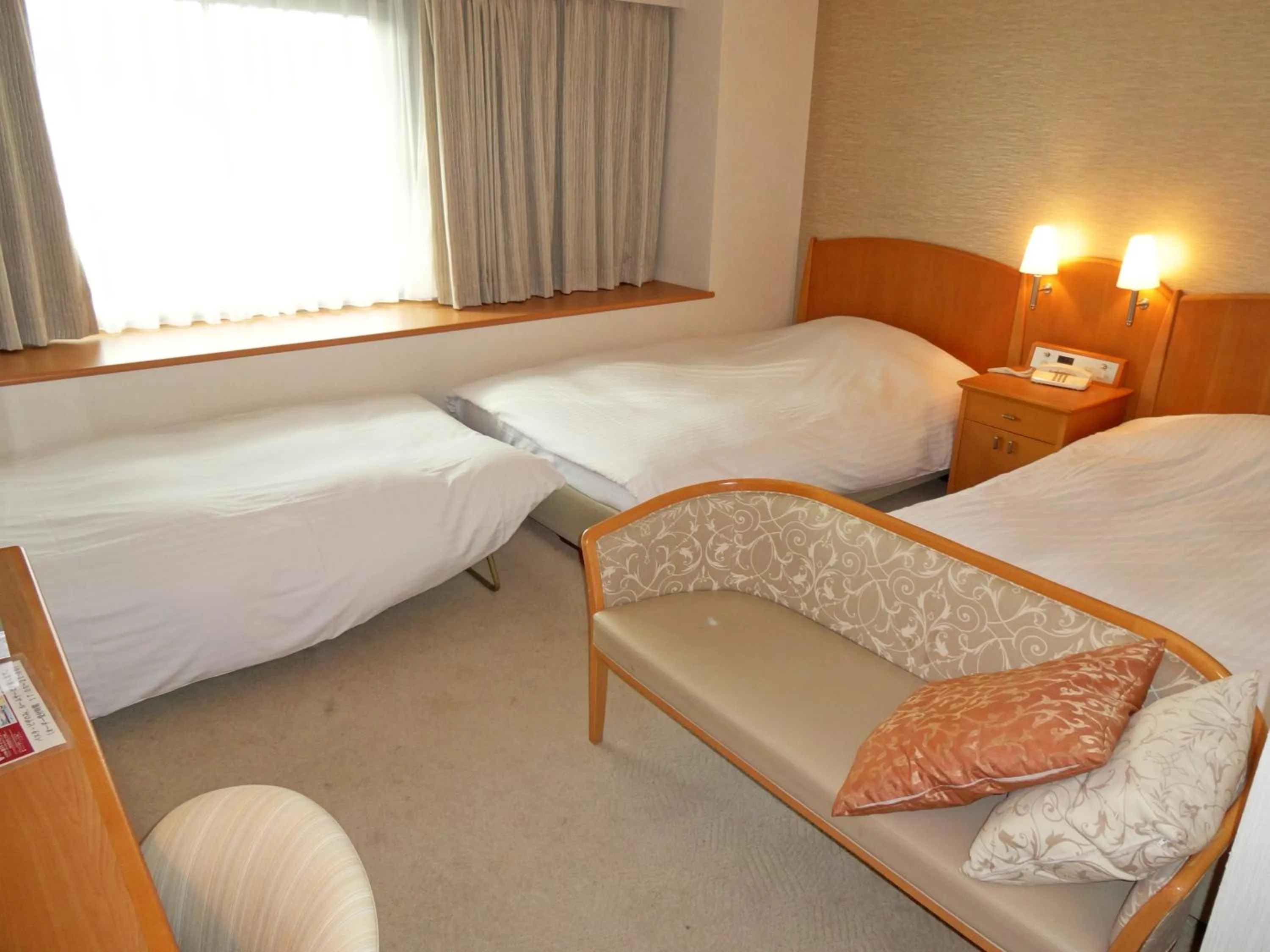 Bedroom, Bed in Kobe Luminous Hotel