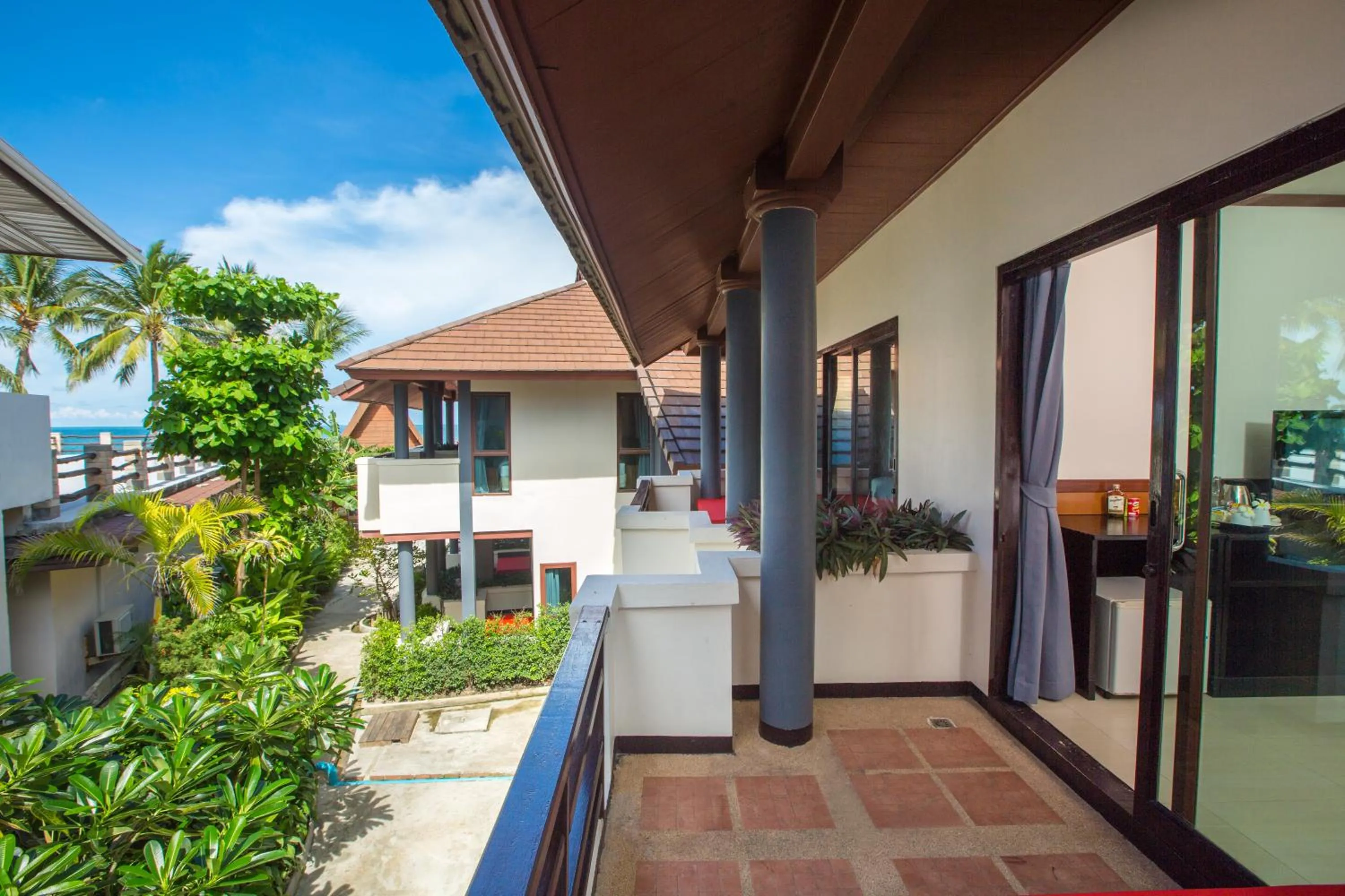 Balcony/Terrace in Sunrise Resort- Koh Phangan - SHA Extra Plus