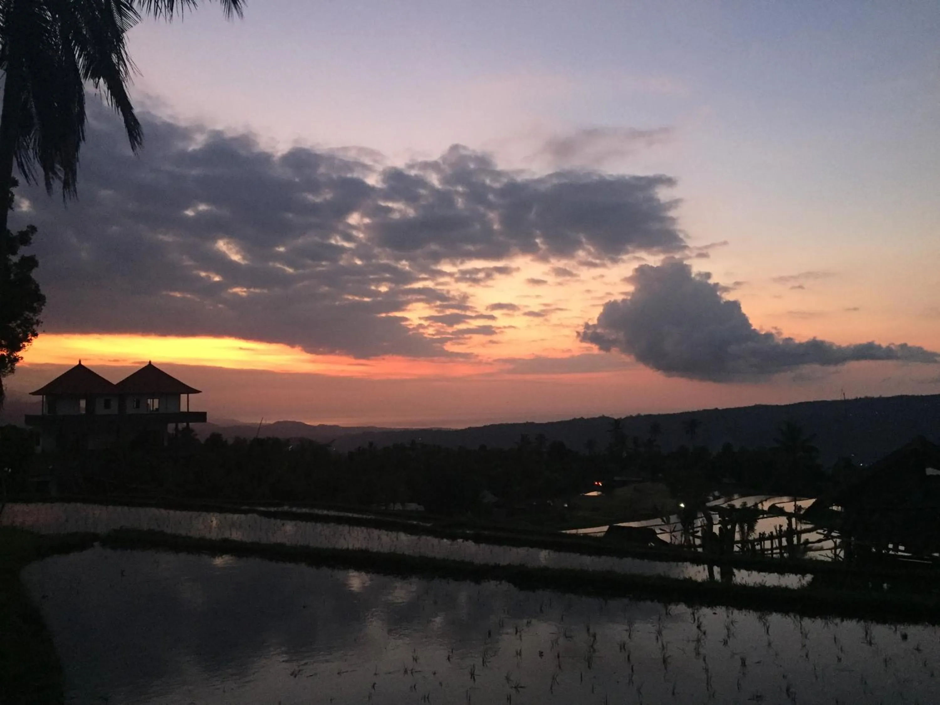 Sunset in Candra Cottage