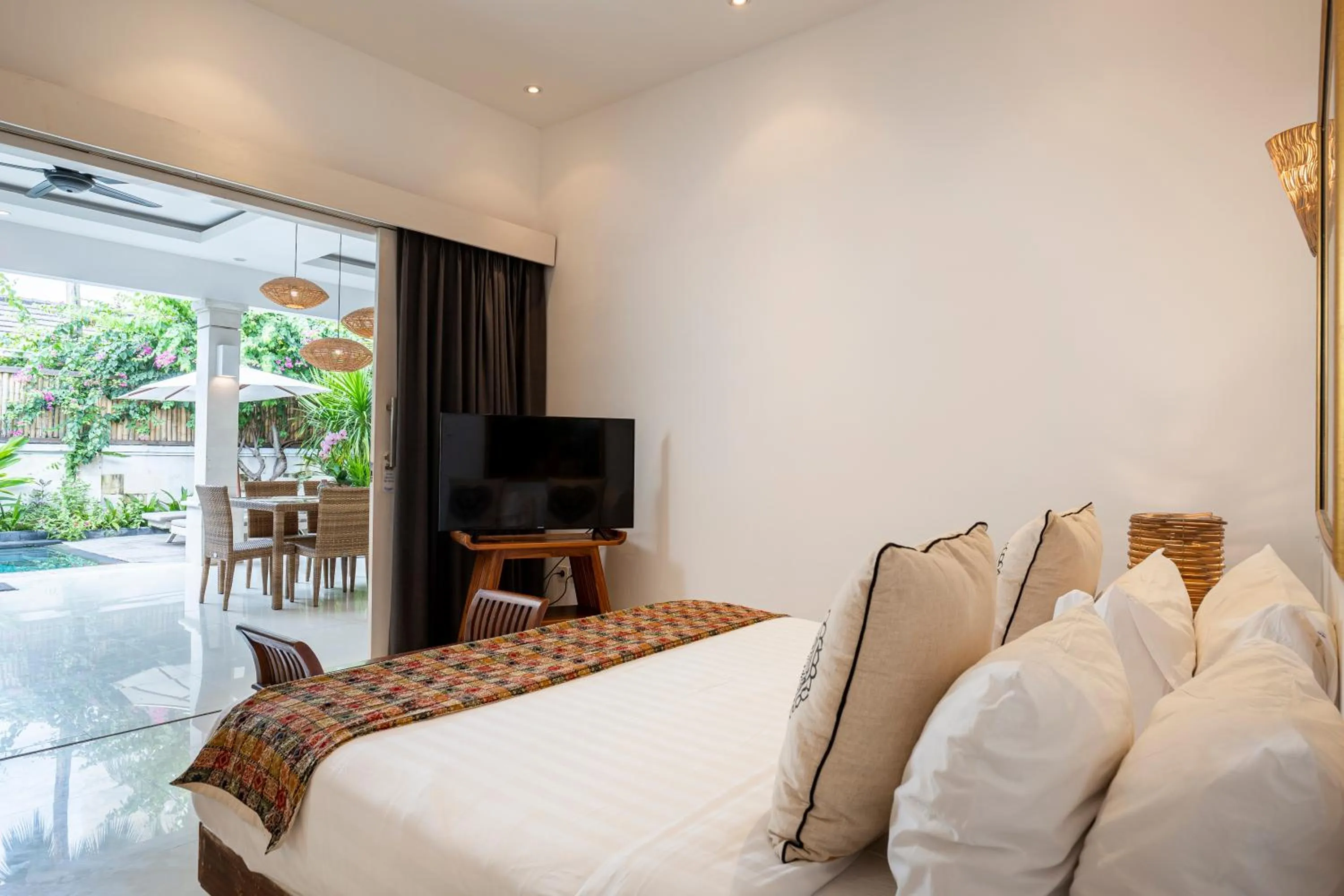 Bed in The Beach House Resort