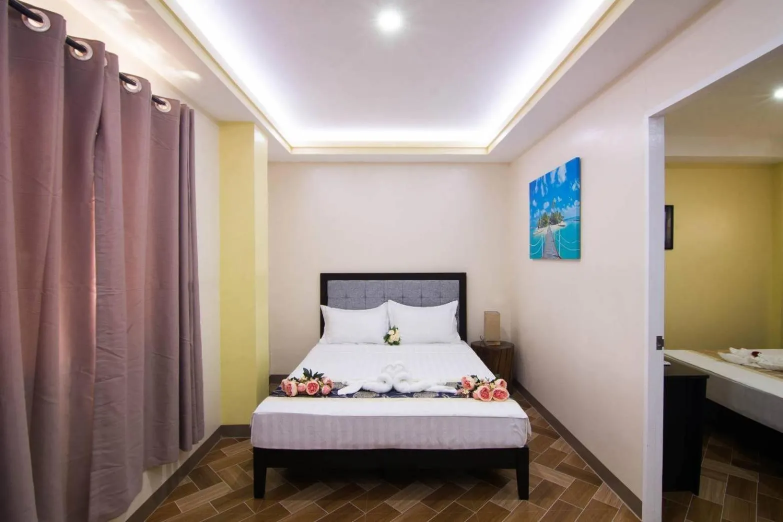 Bed in Jelly's Haven Resort