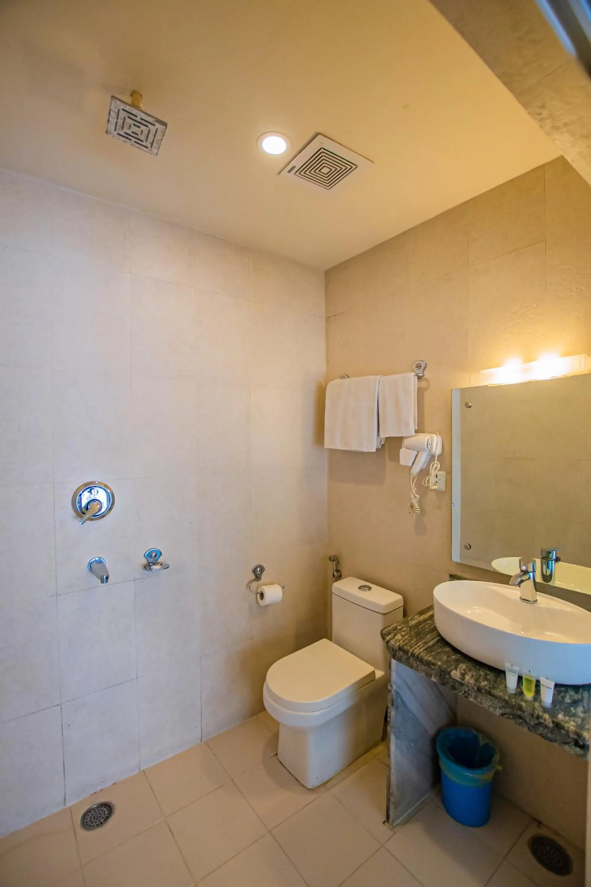 Shower in Pokhara Boutique Hotel