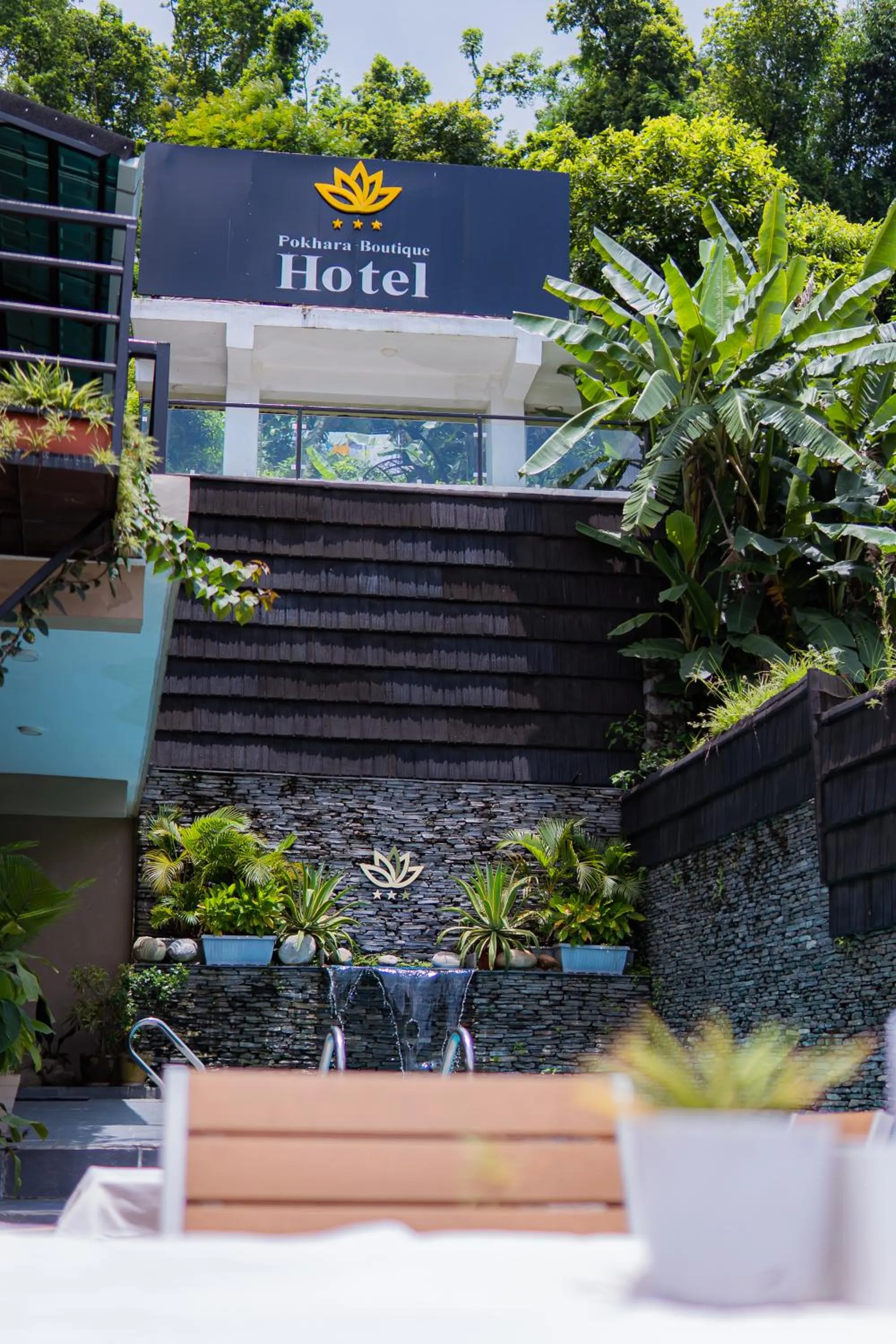 Property building in Pokhara Boutique Hotel