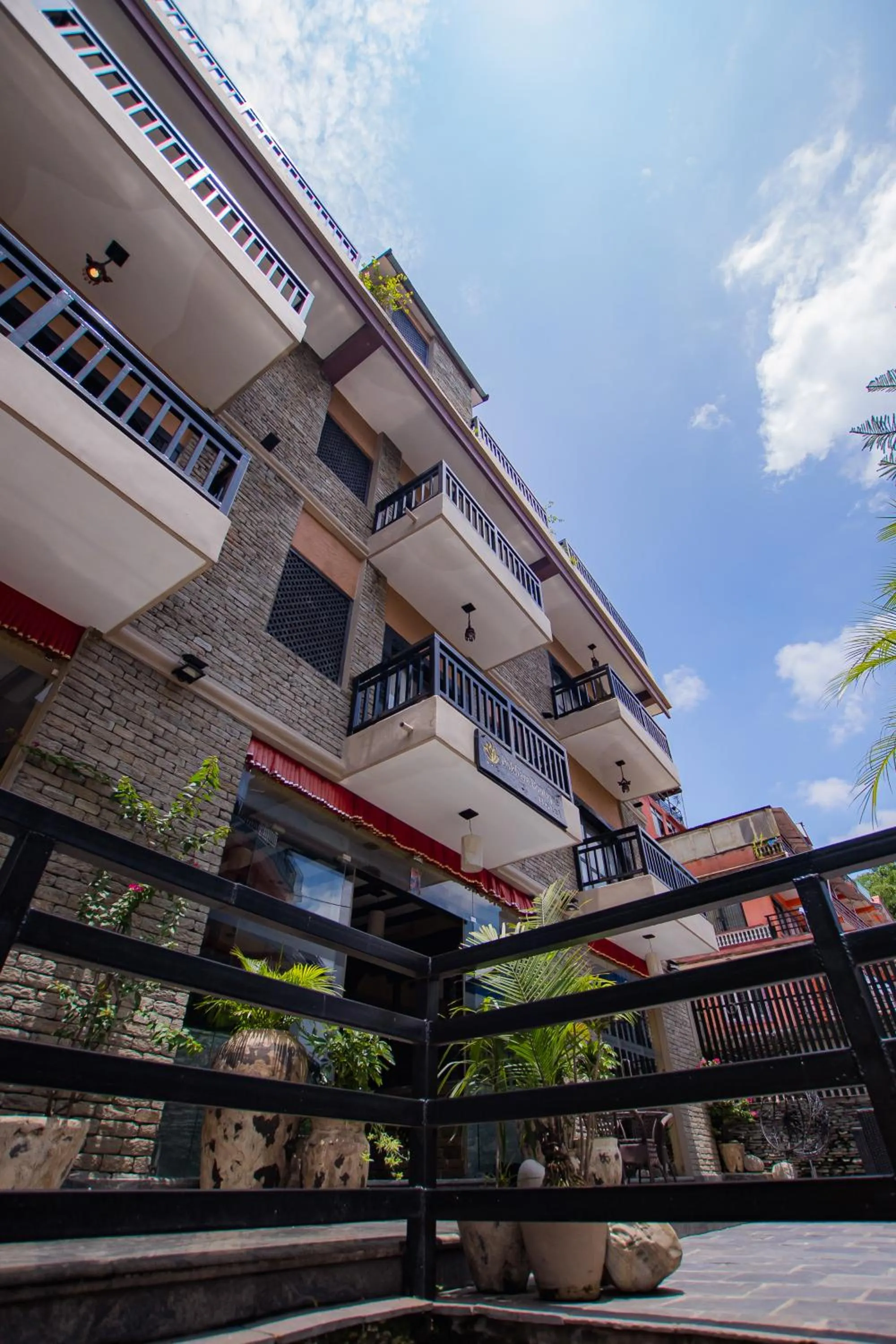 Property building in Pokhara Boutique Hotel