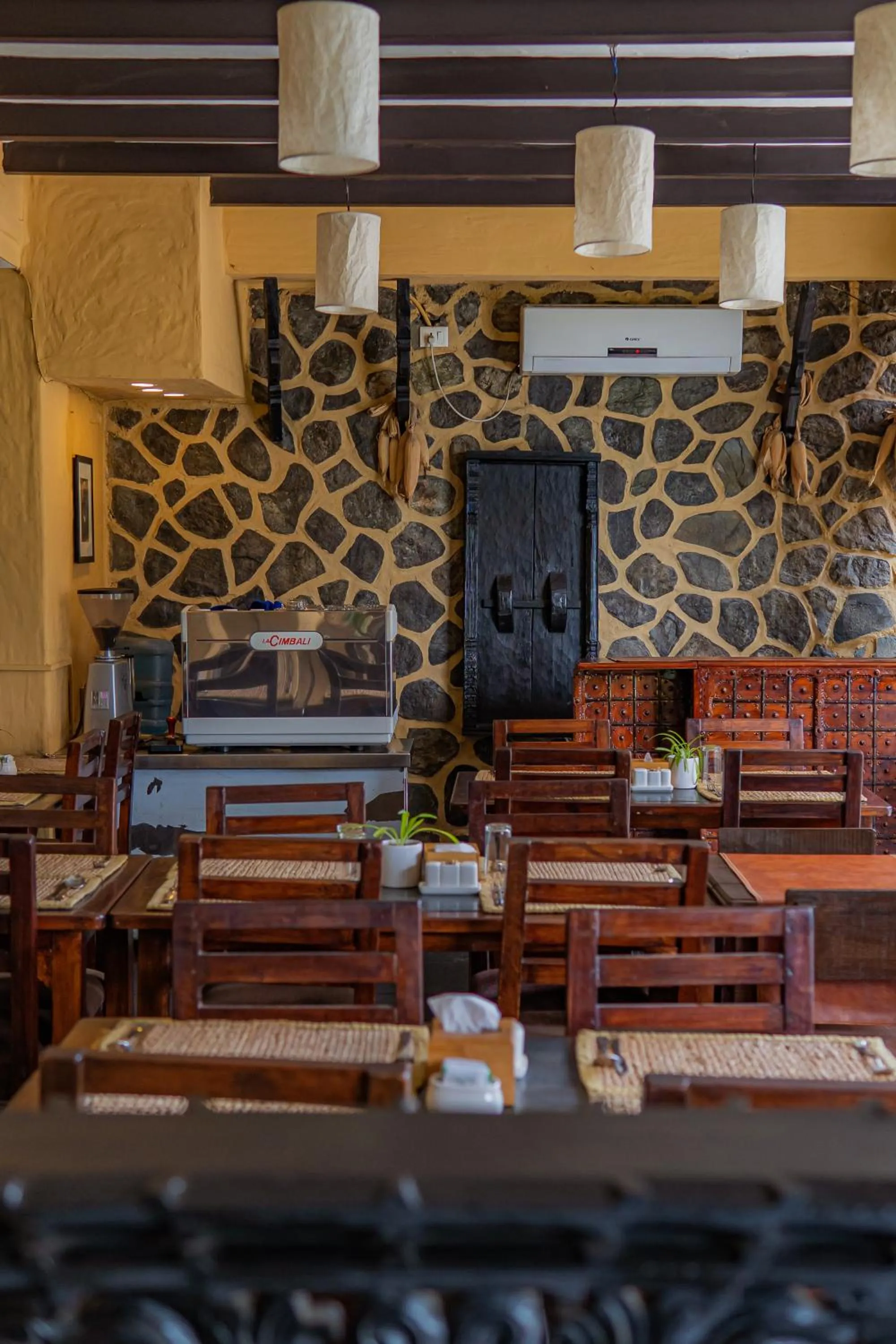 Dining area in Pokhara Boutique Hotel