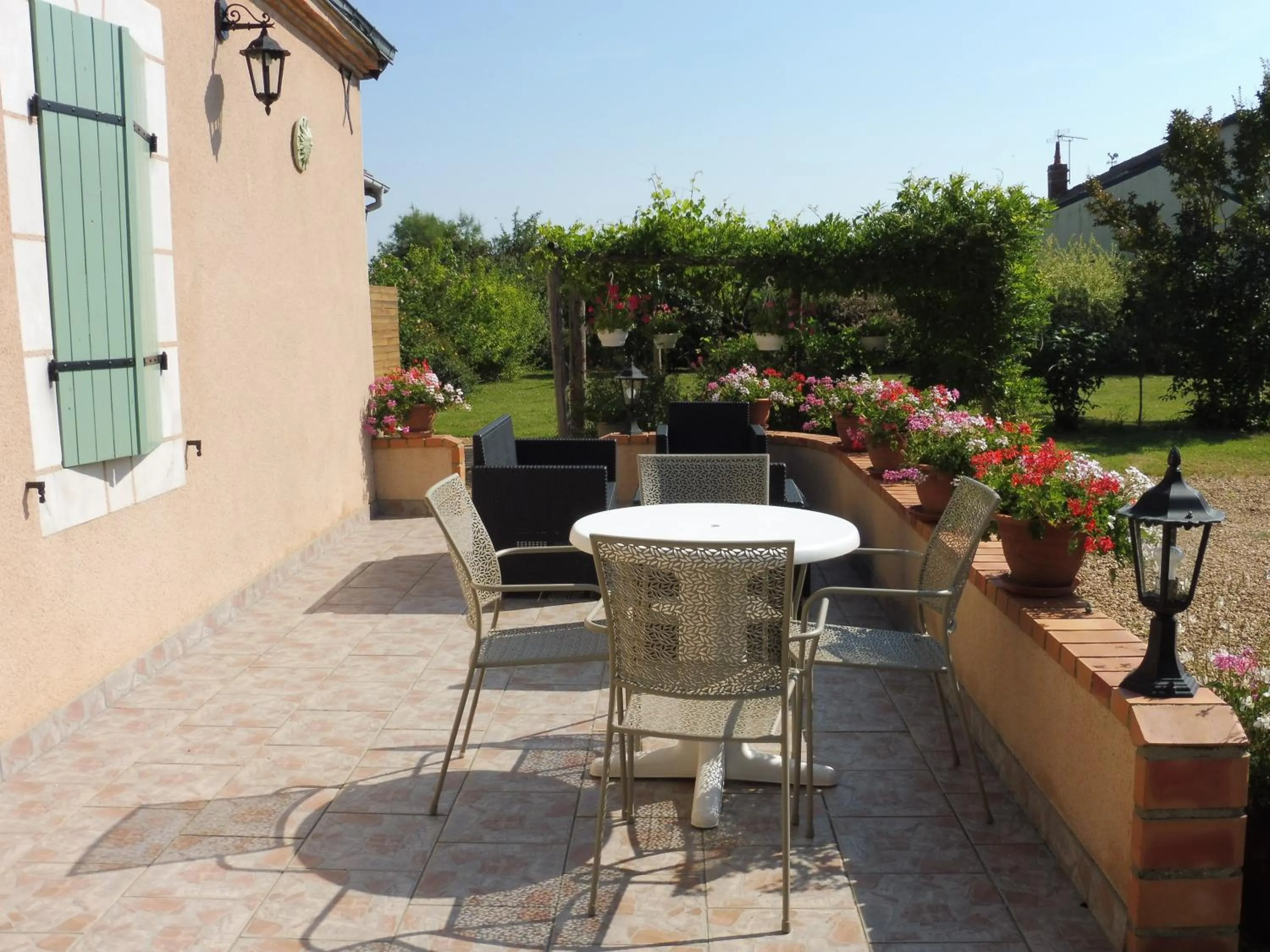 Patio in les raseries