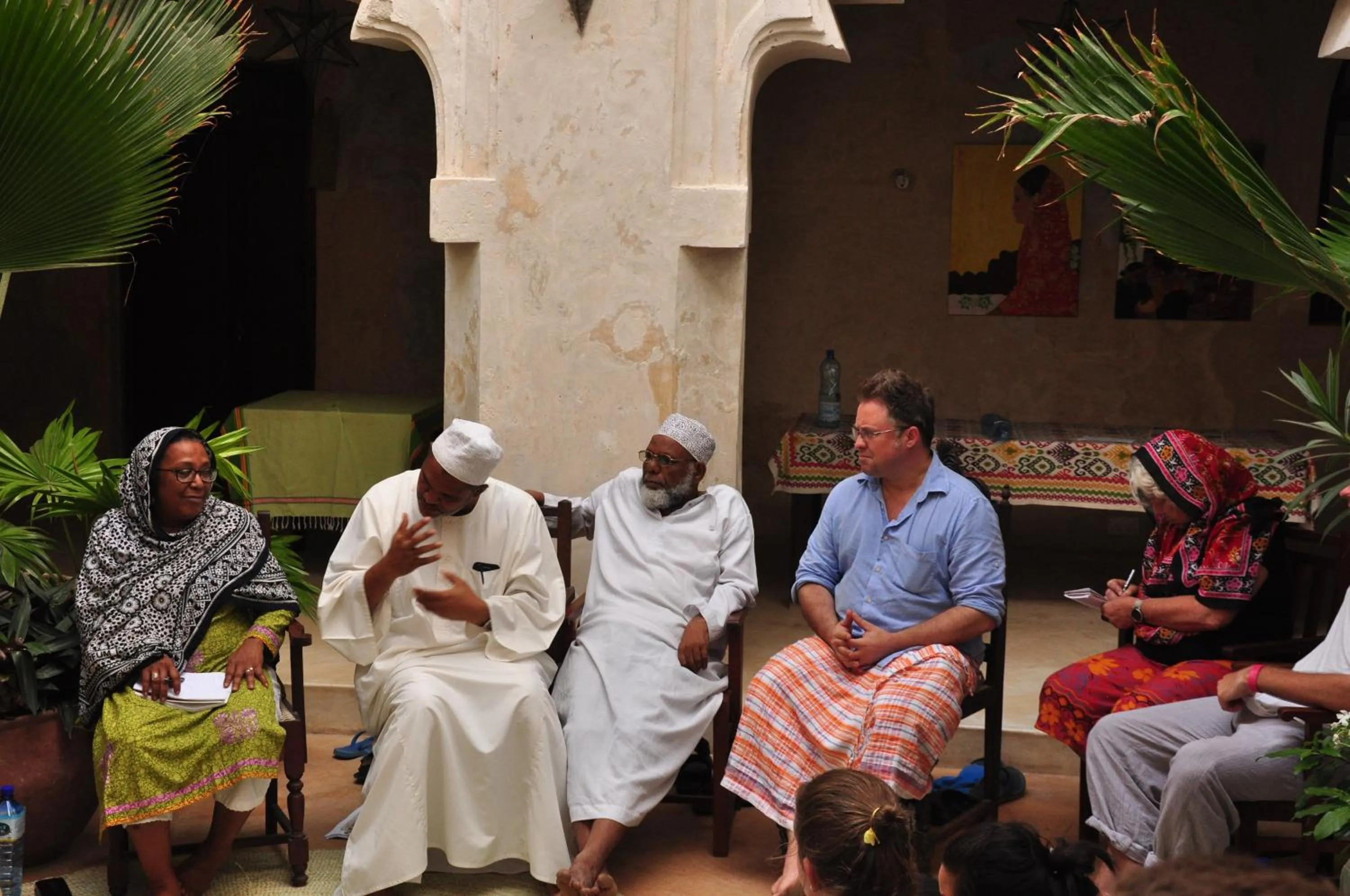 group of guests in Subira House