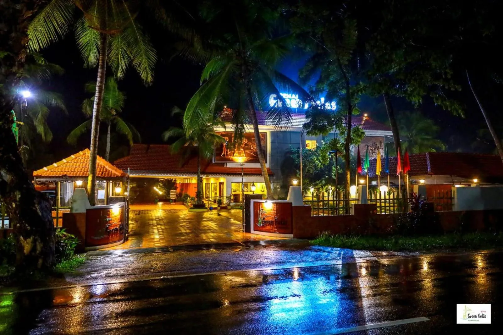 Property building in Green Fields Kumarakom