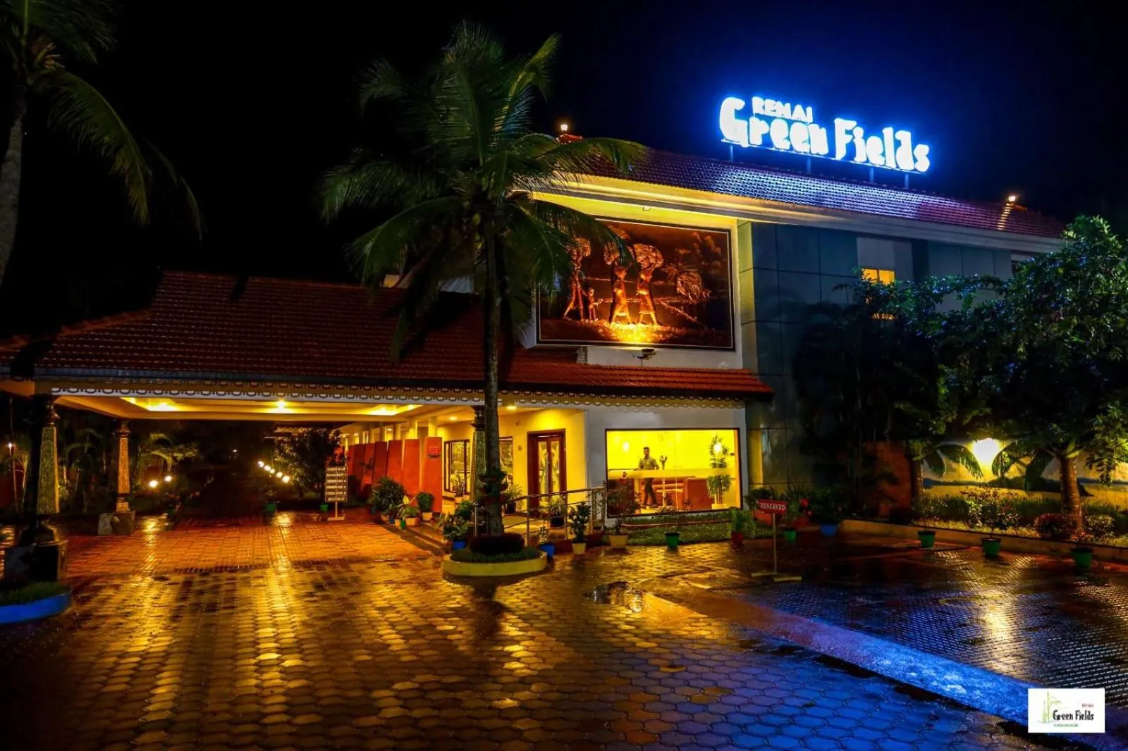 Property building in Green Fields Kumarakom