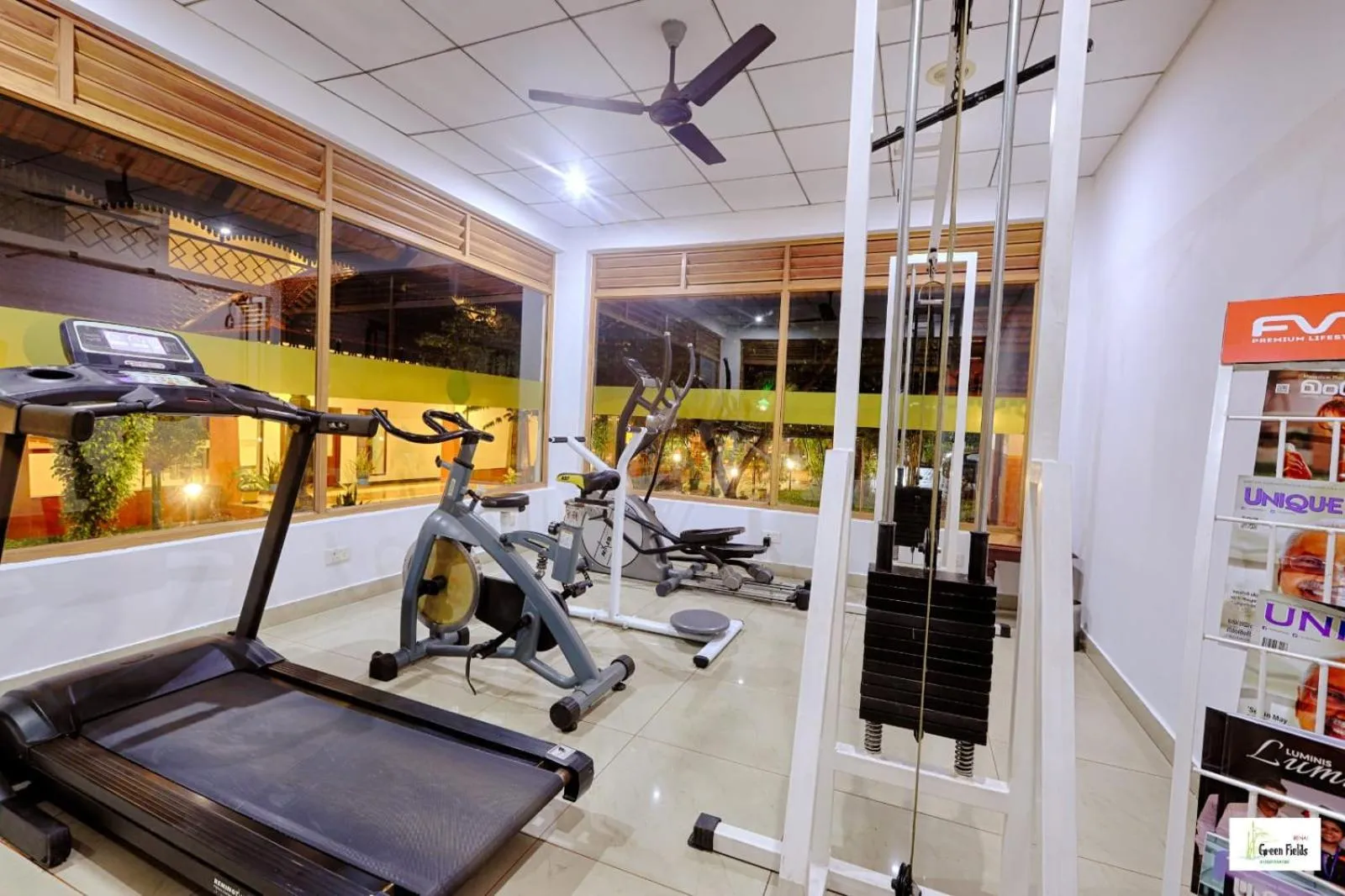 Fitness centre/facilities in Green Fields Kumarakom