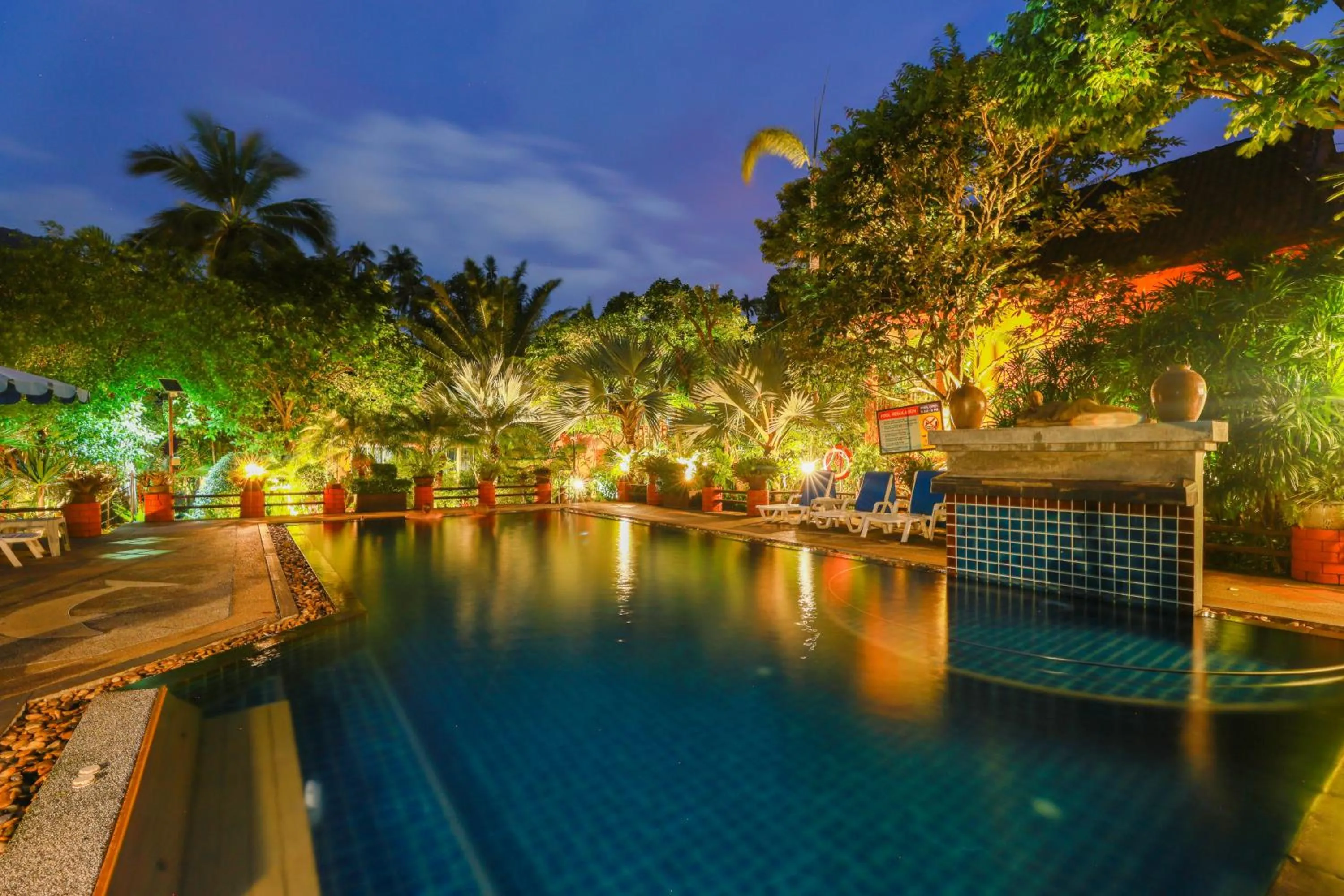 Pool view in Baan Vanida Garden Resort