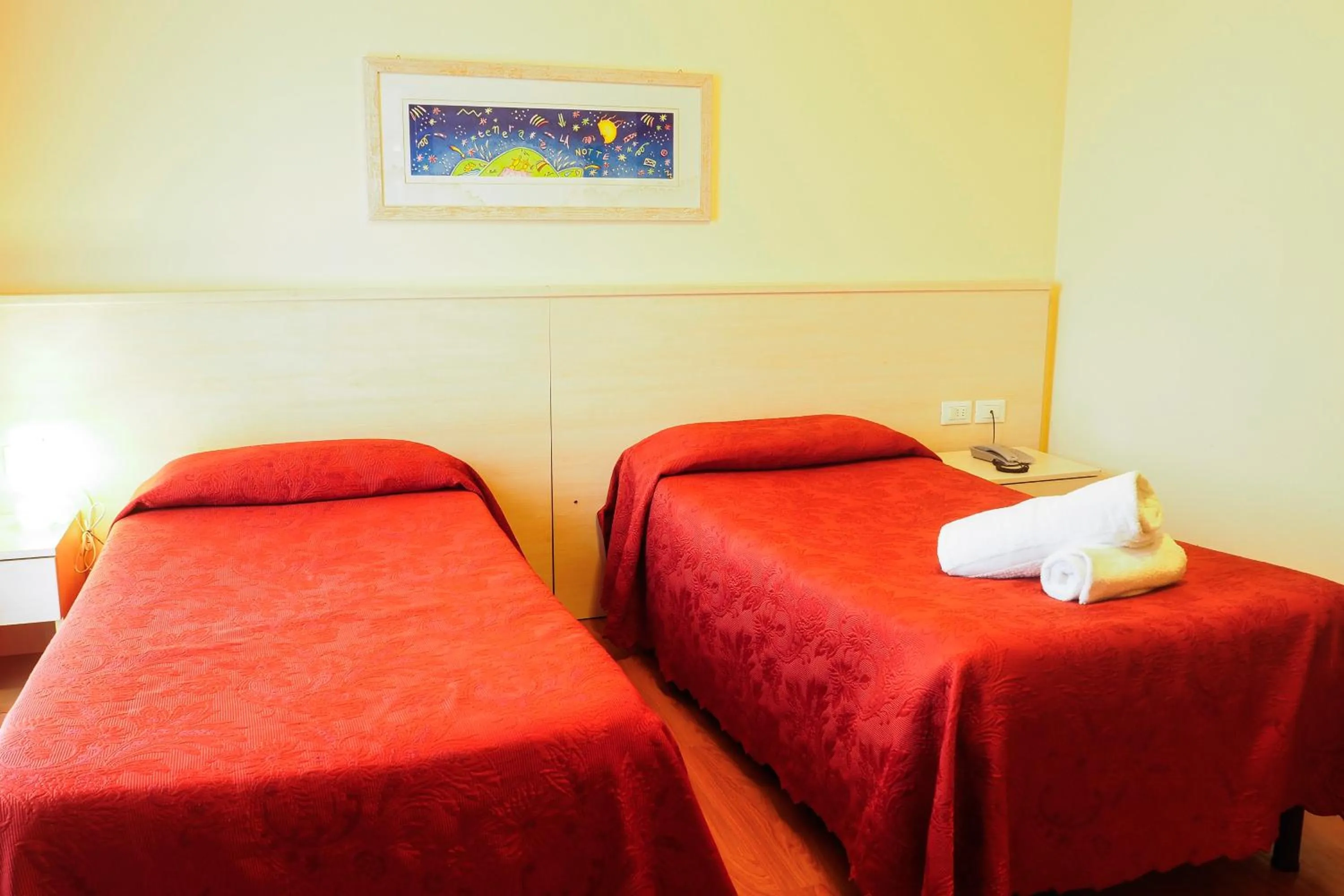 Bedroom, Bed in Hotel Break House Ristorante